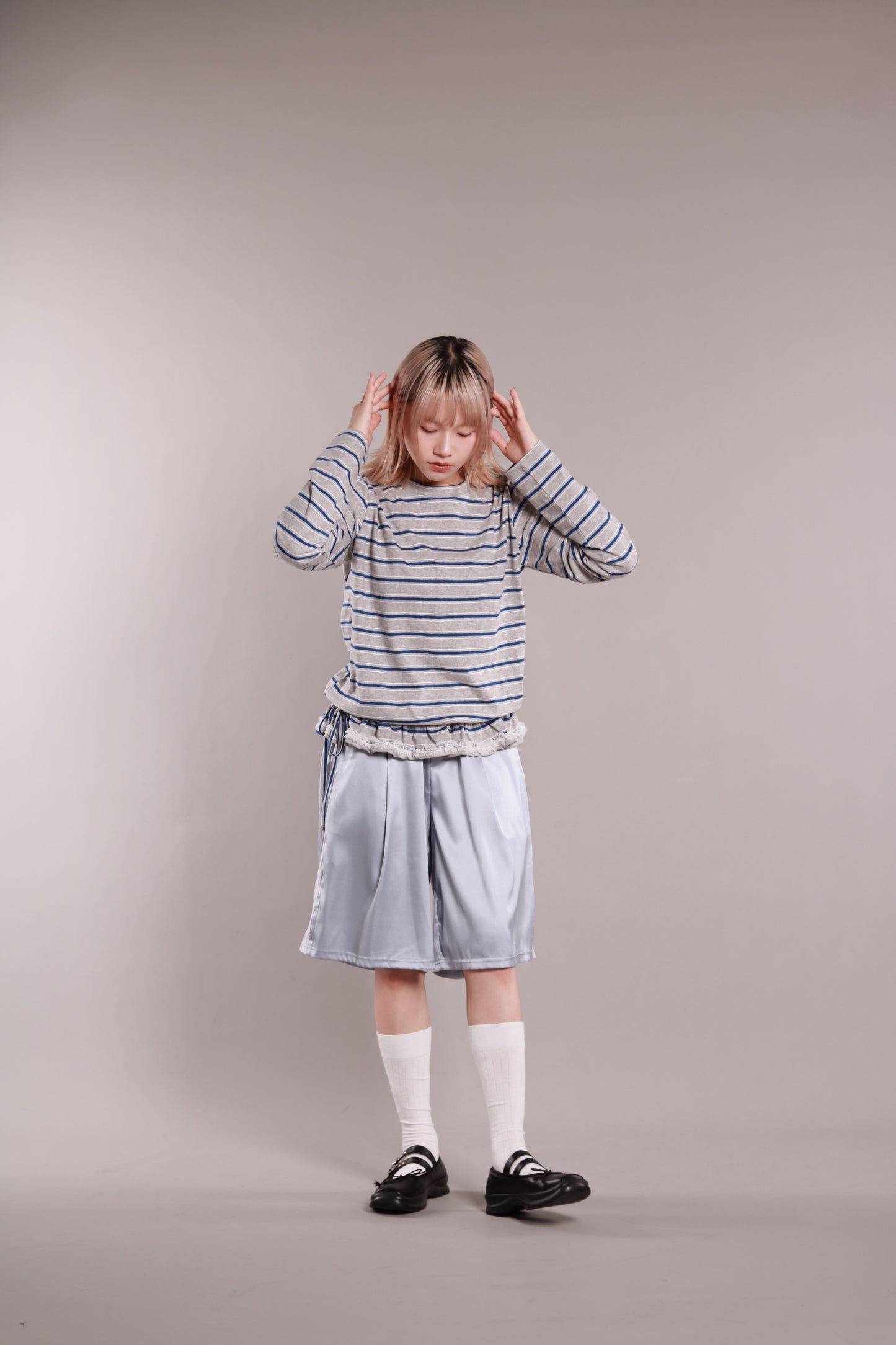 Sporty Lace Shorts (Sky)