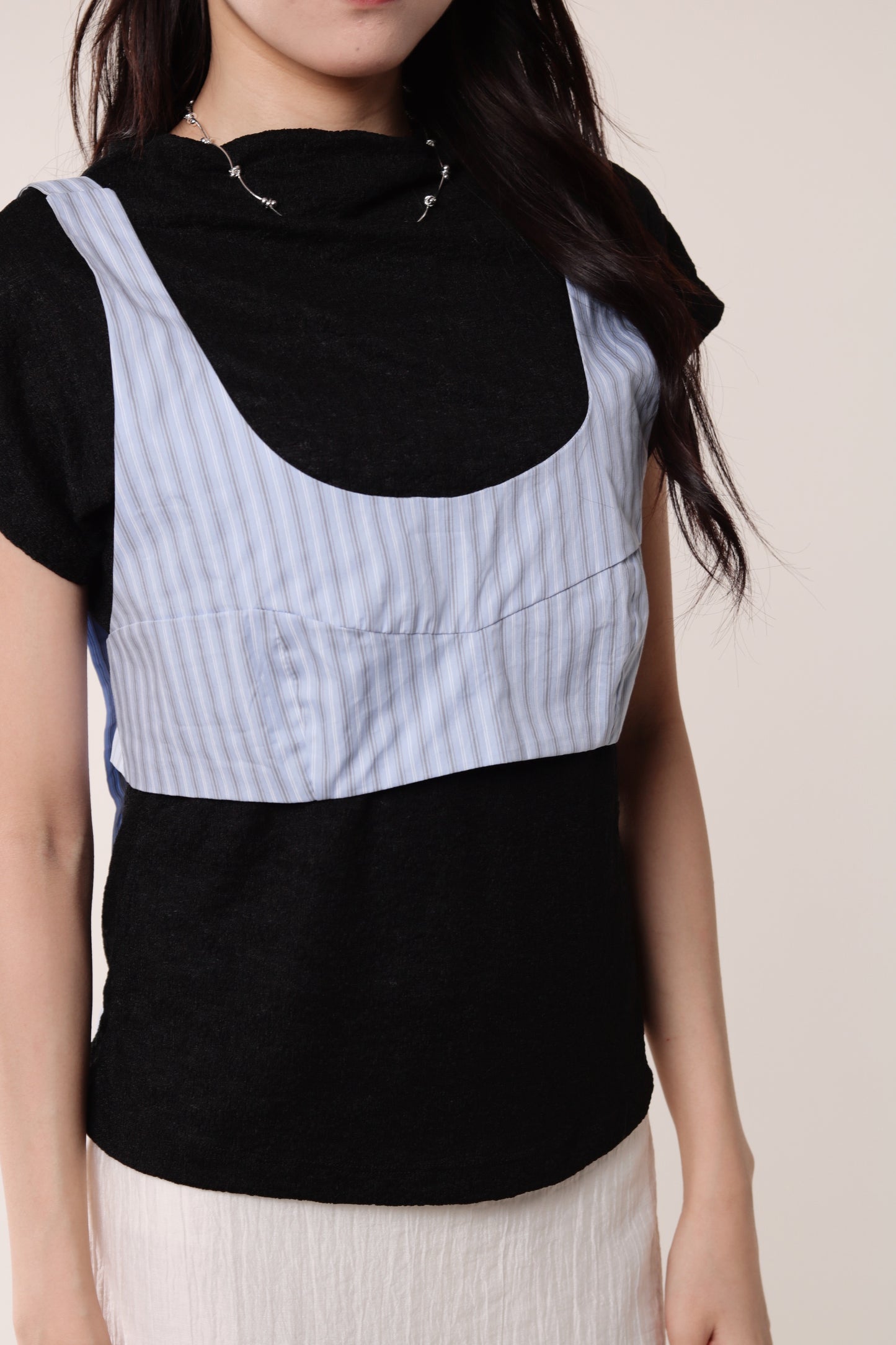 Striped Vest (Blue)
