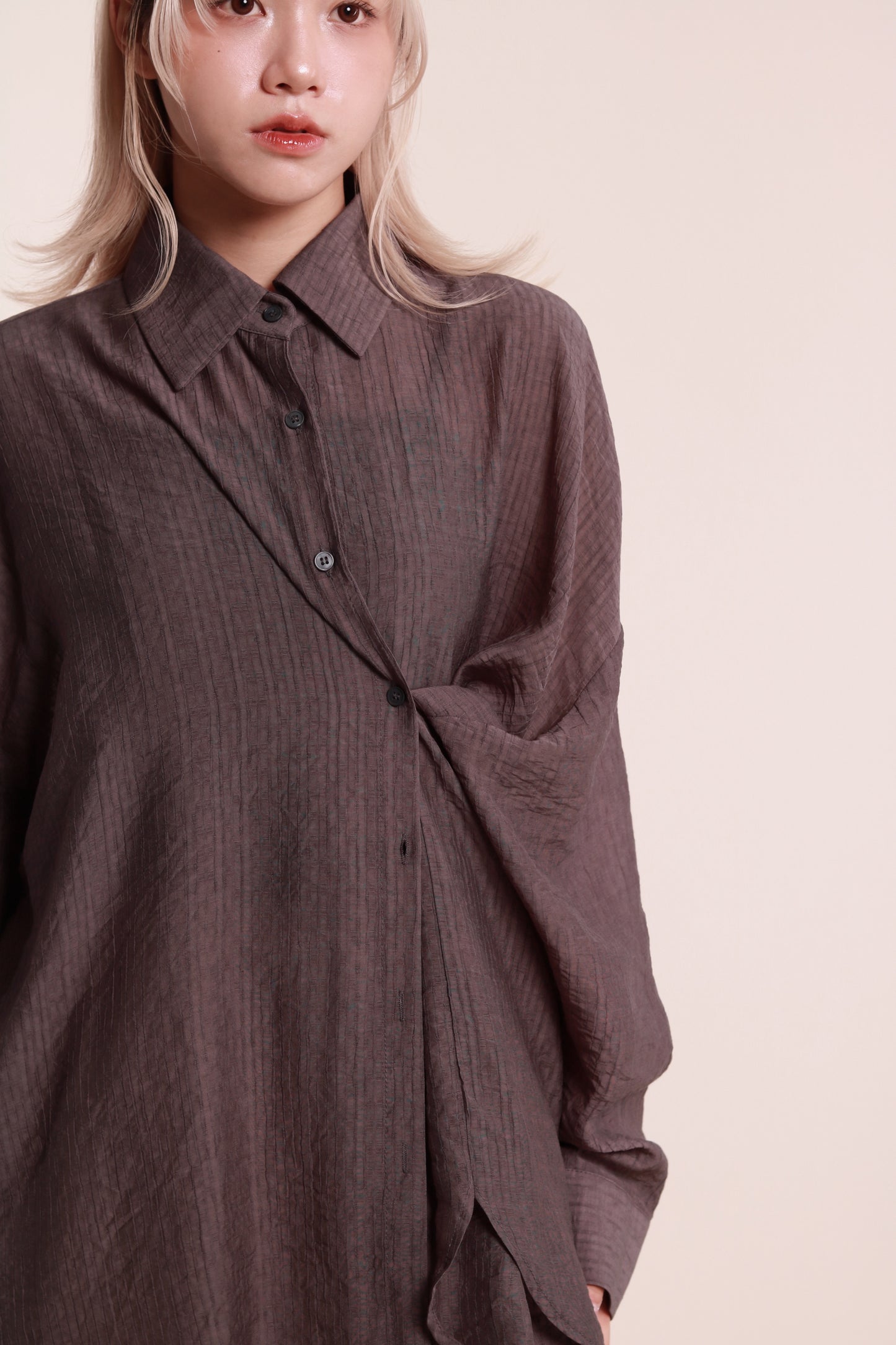 Softy Oversize Shirt (Charcoal)