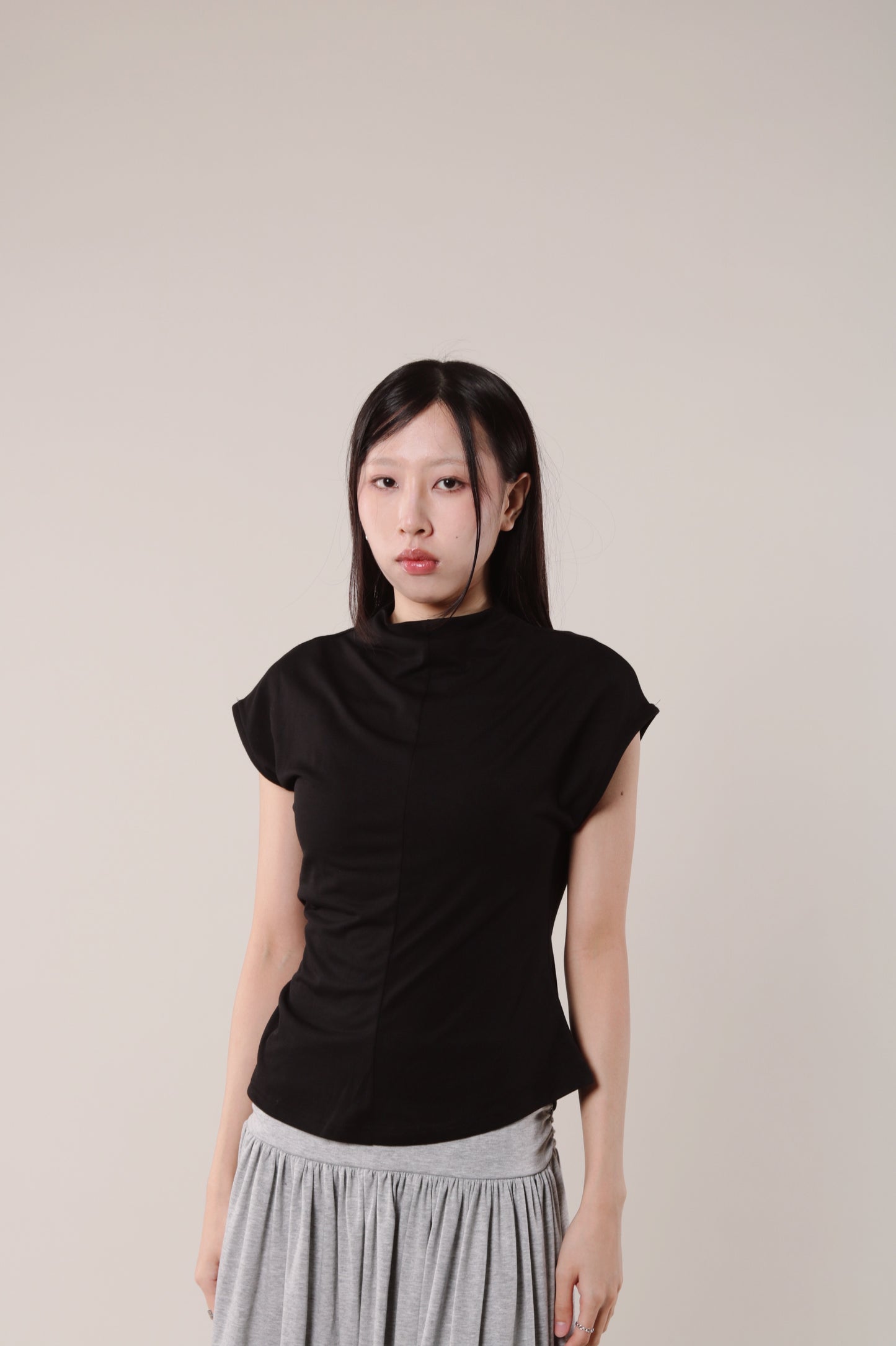 Borg Gathered Tee (Black)