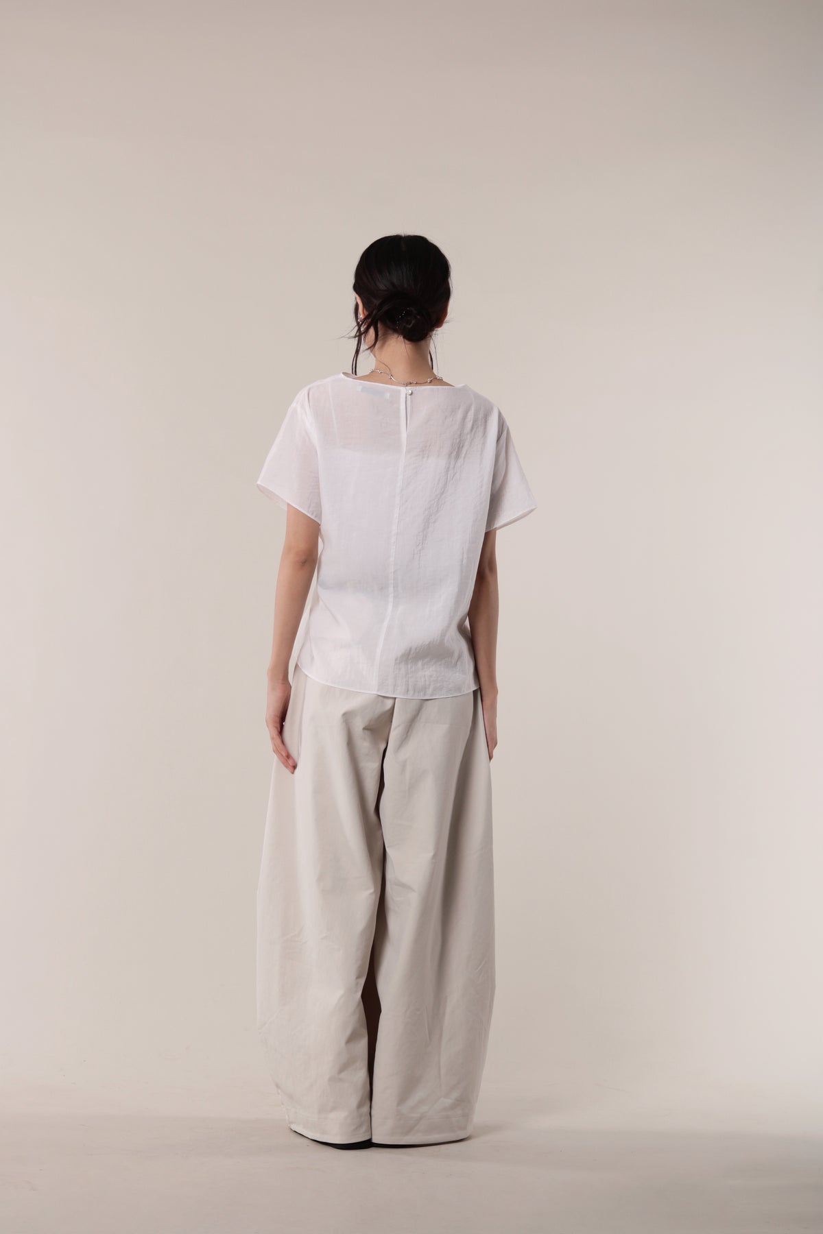 Asymmetric Twist Top (White)
