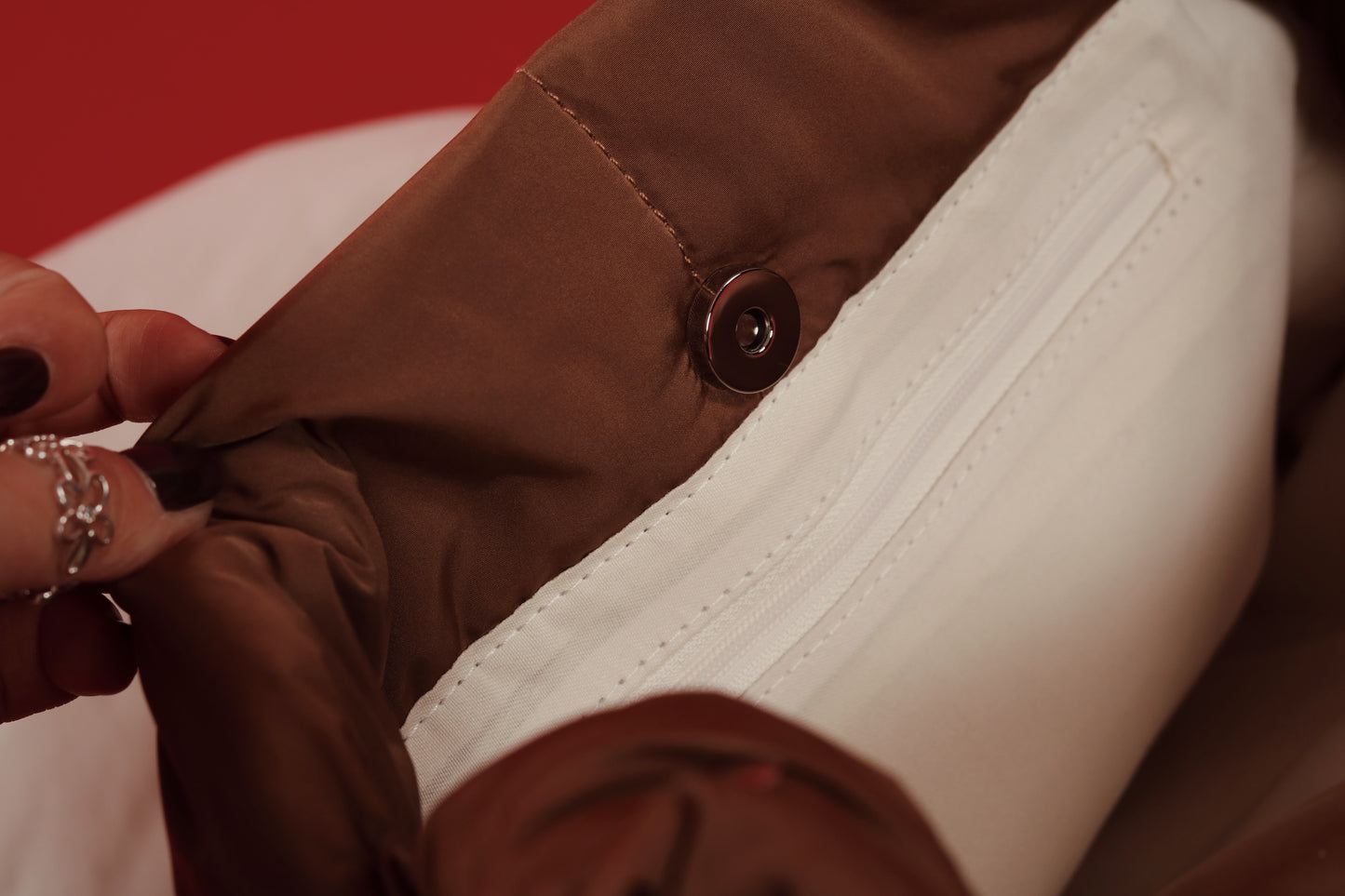 Doll Cloud Bag (Black/Brown/Ivory)