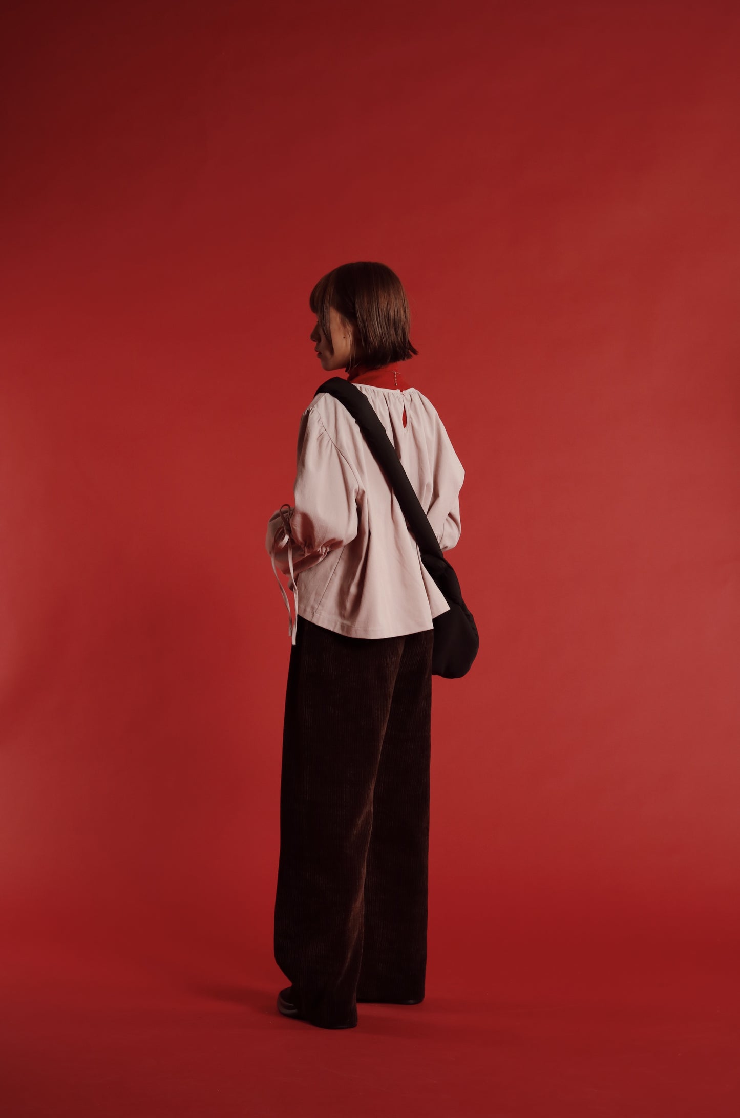 Doll Cloud Bag (Black/Brown/Ivory)