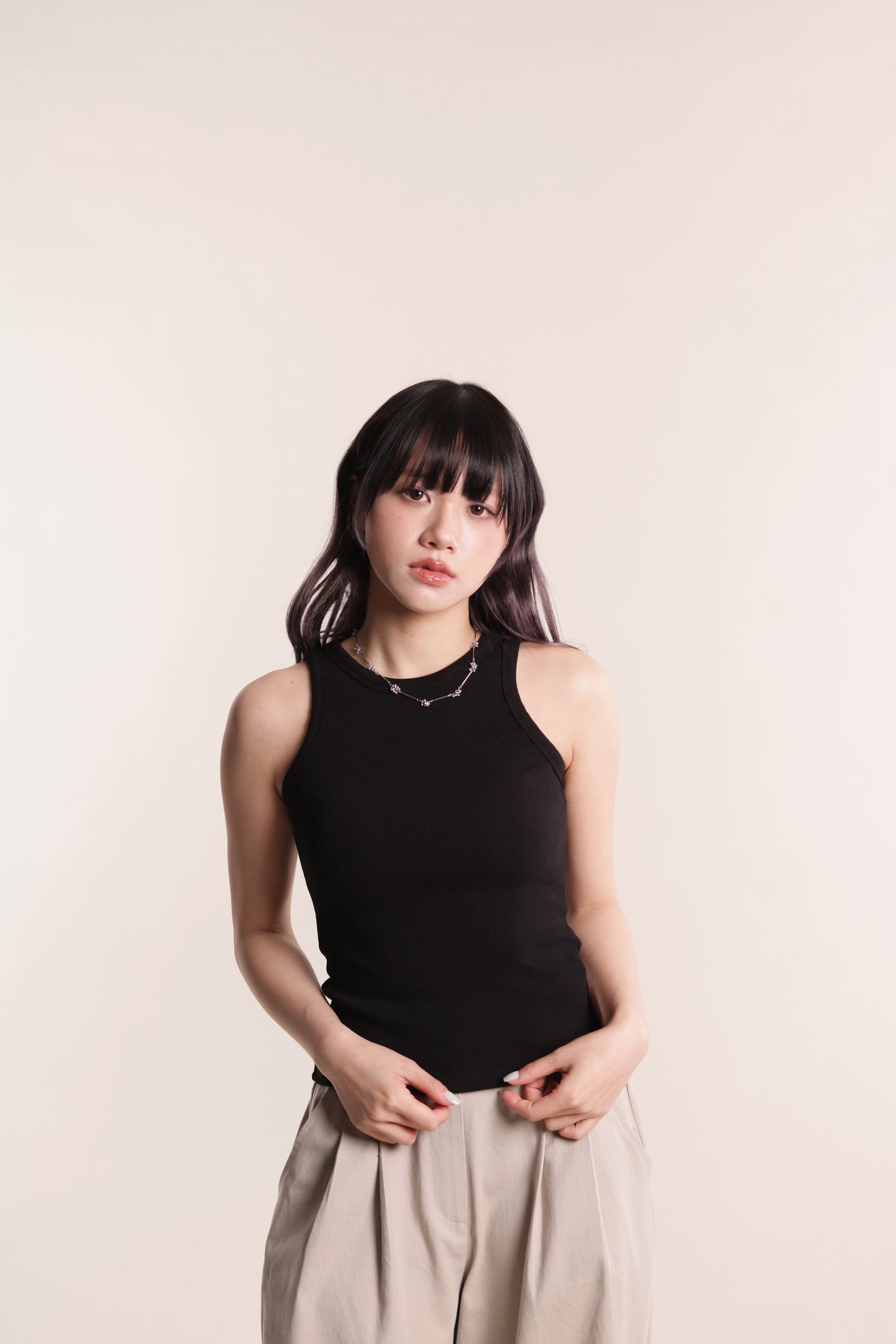 Slim Tank Top (Black)