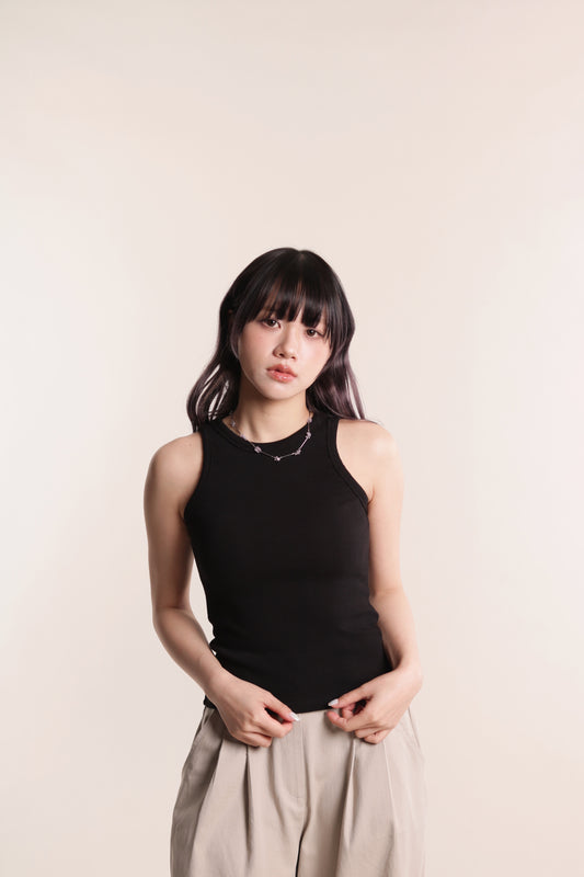 Slim Tank Top (Black)