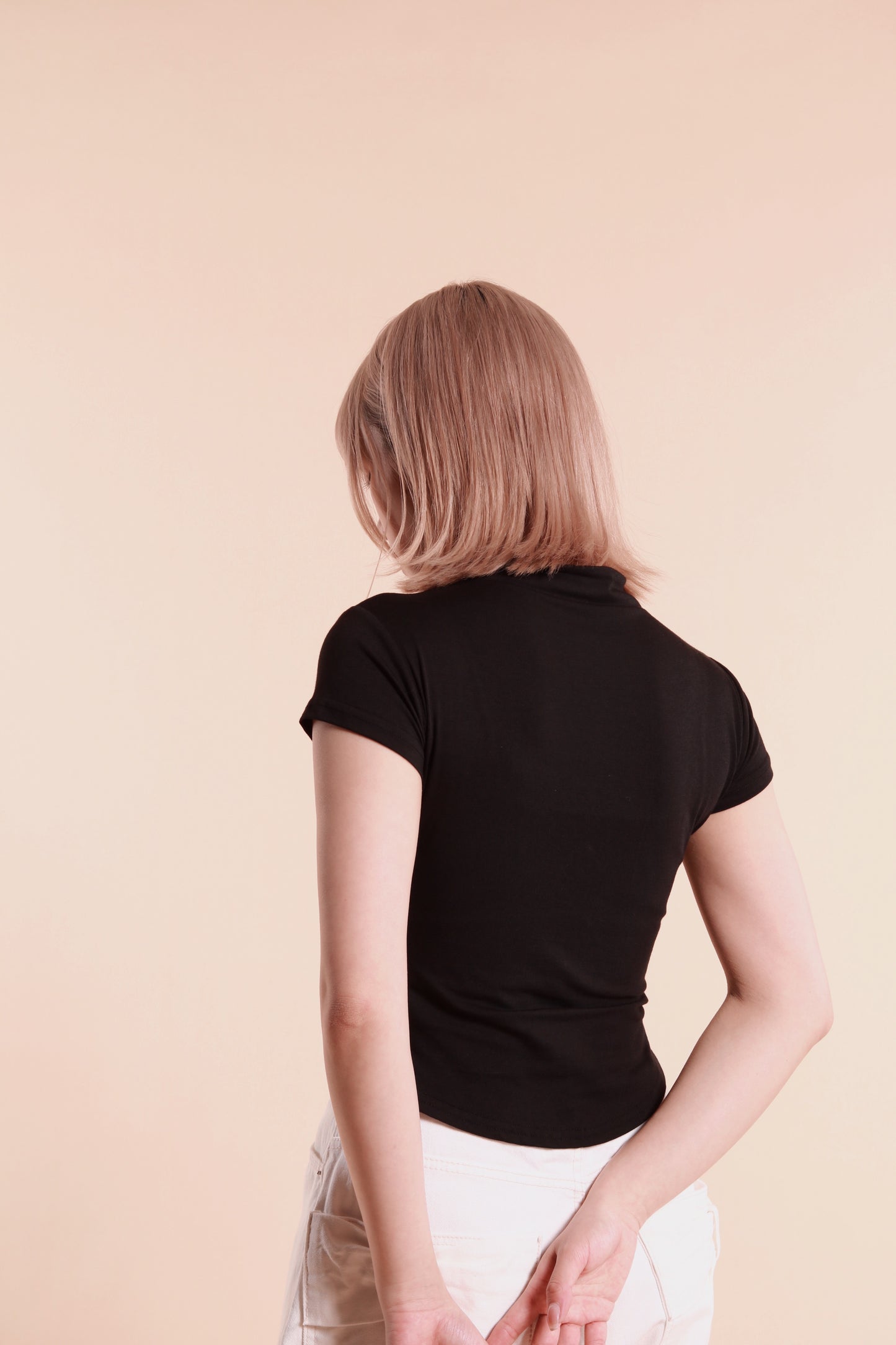 Gathered Tee (Black)