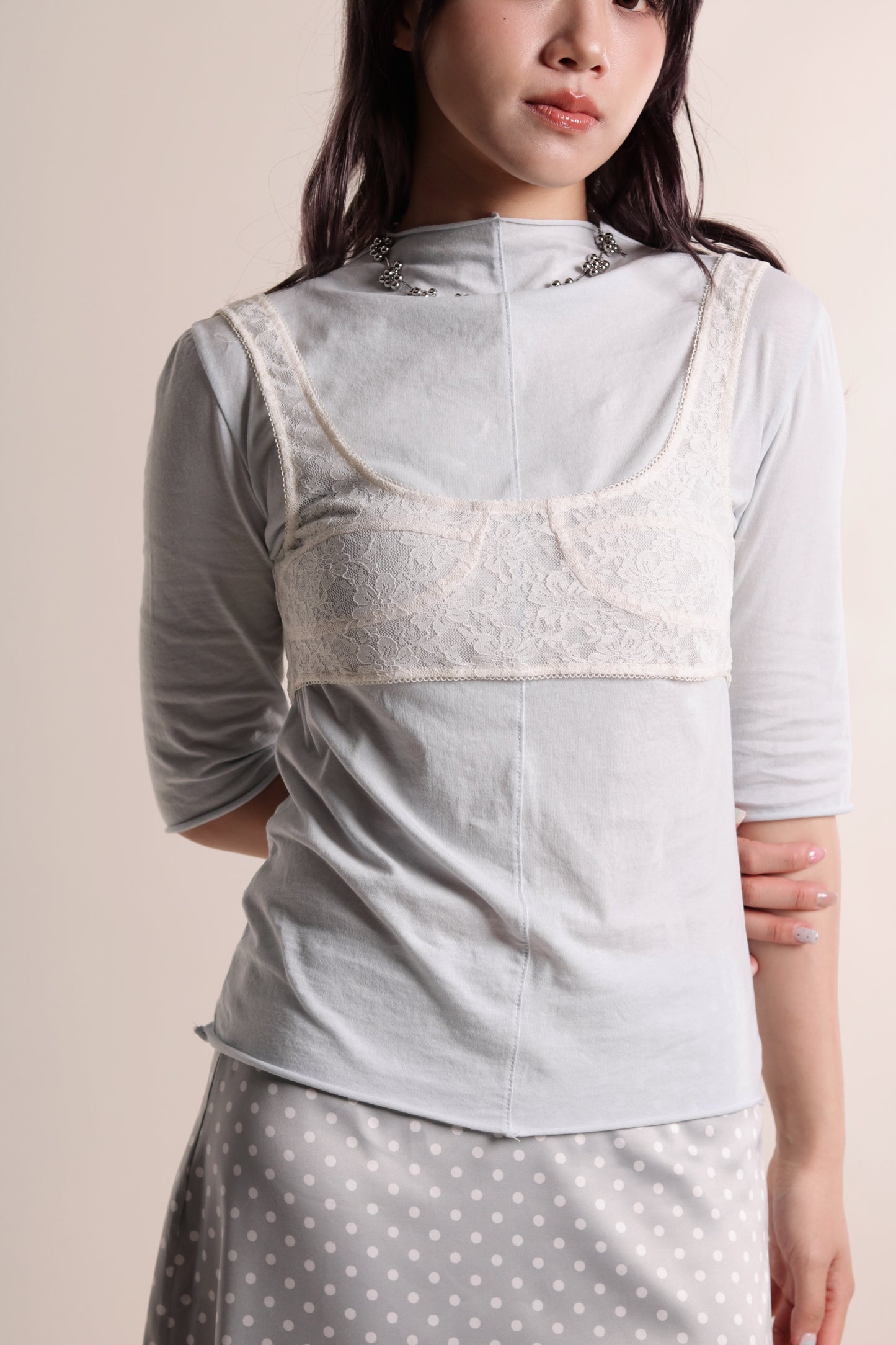 Doll Lace Vest (White)