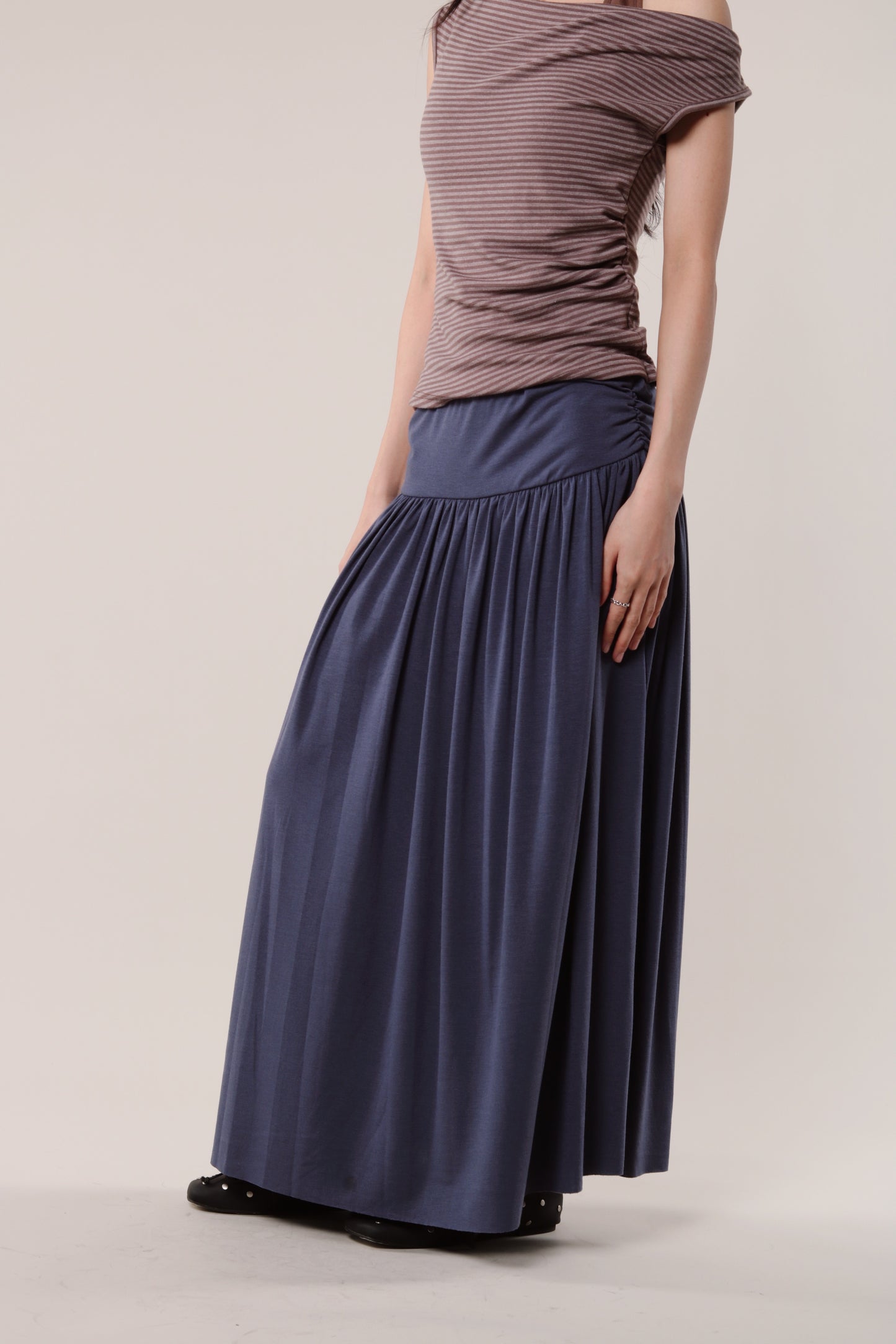 Softy Lazy Skirt (Navy)