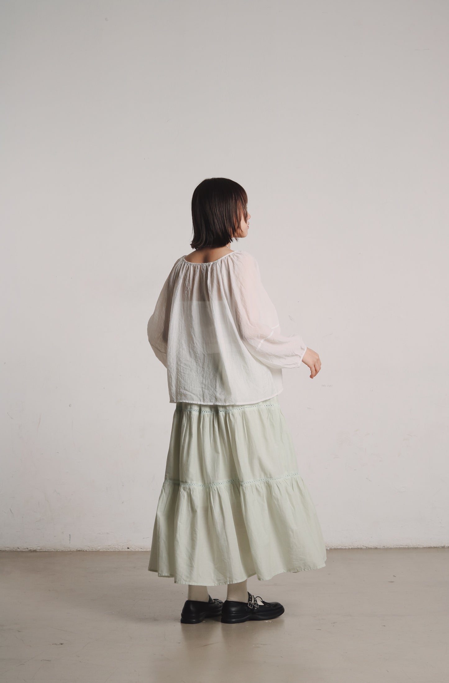 Doll Tiered Skirt (Mint)