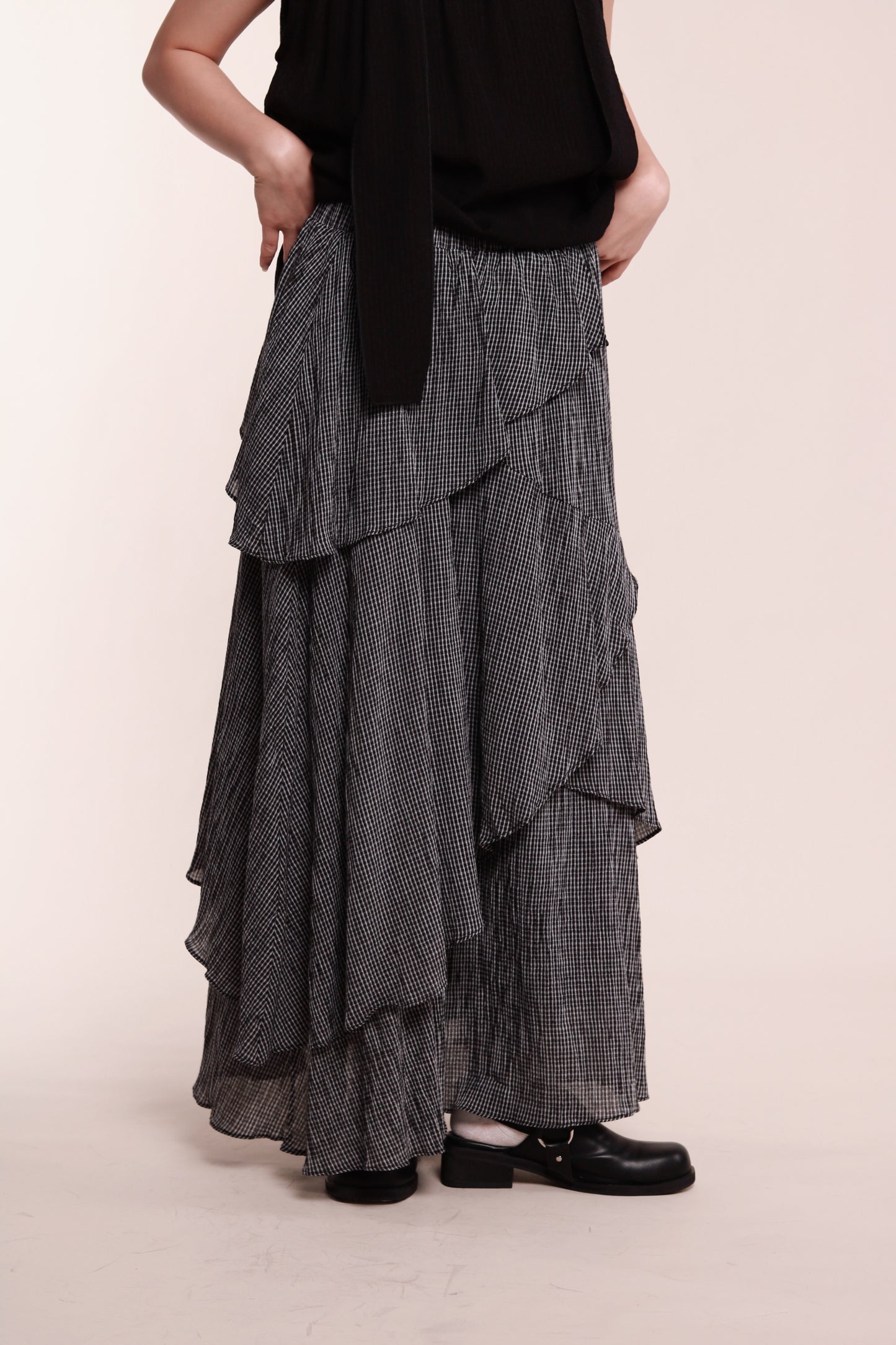 Layered Skirt (Black)