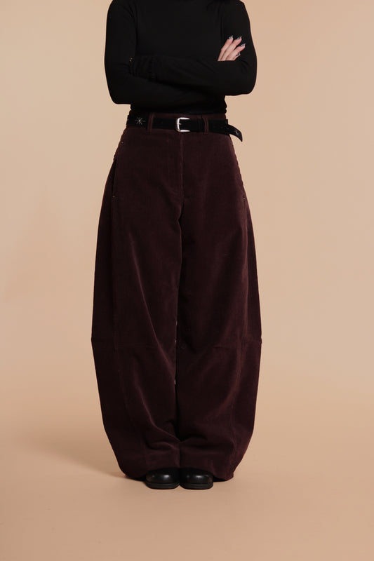 Marie Corduroy Pants (Brown)