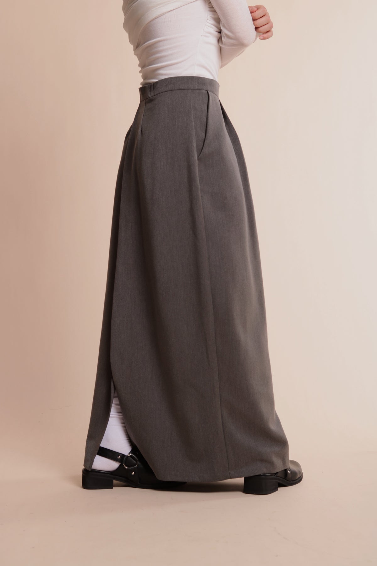 Split Skirt (Grey)