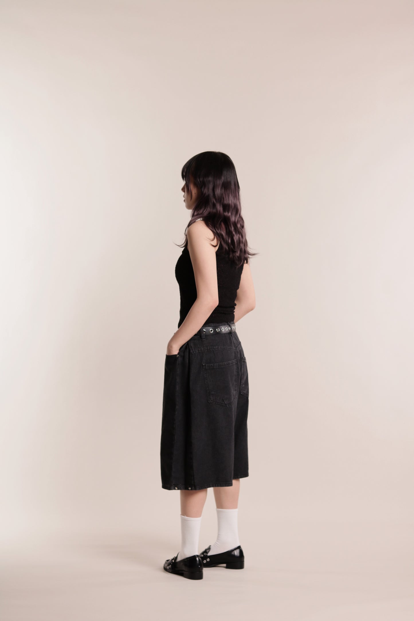 Paddy Jean Shorts (Black)