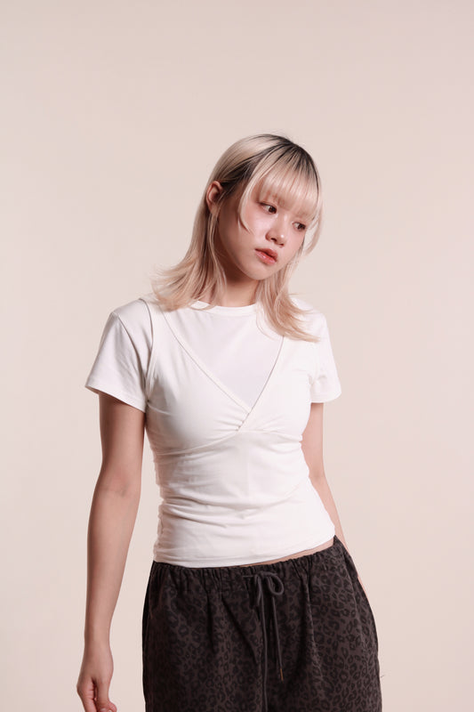 Lyla Tee Set (White)