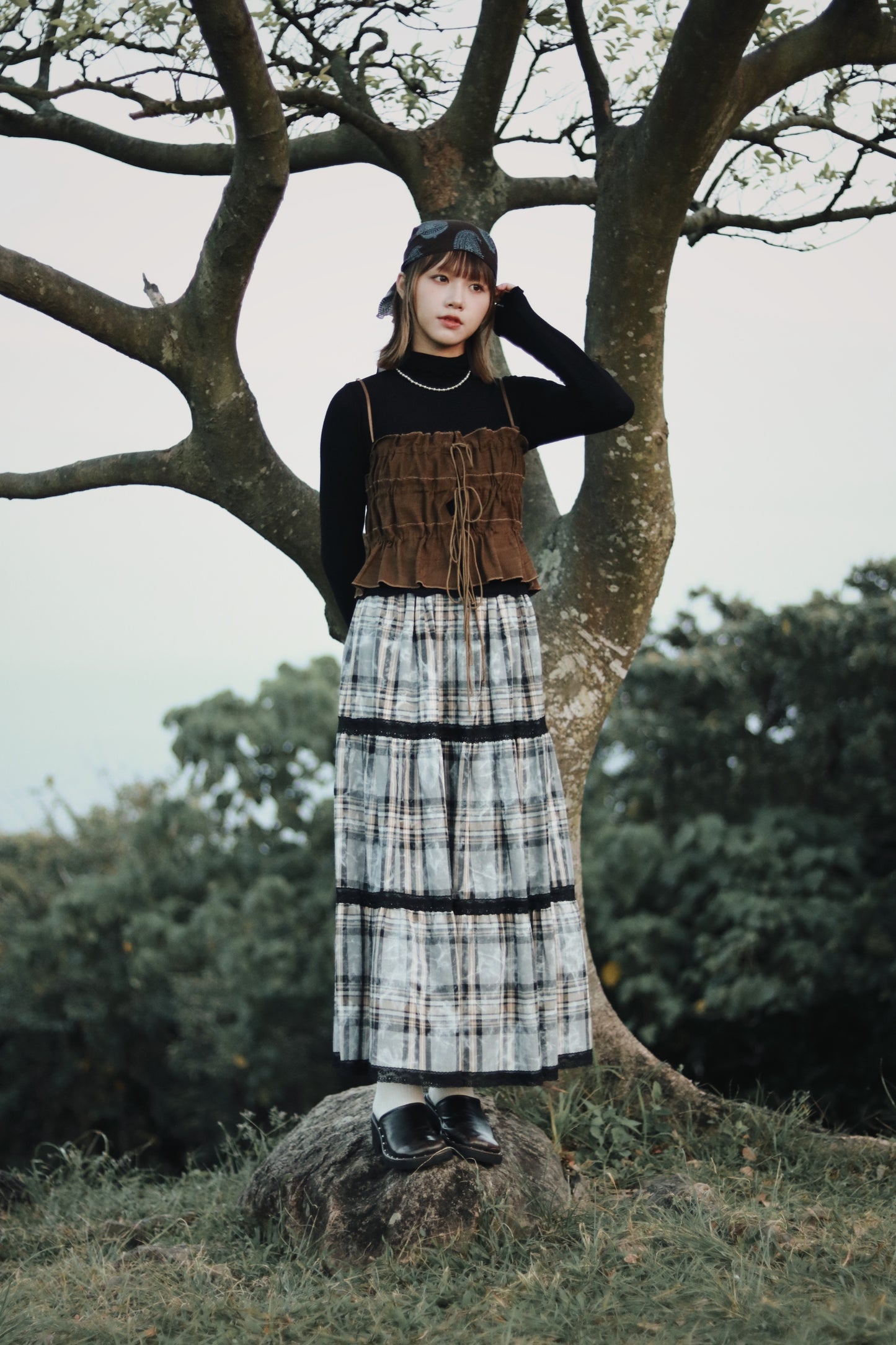 Double Fafa Top (Black)