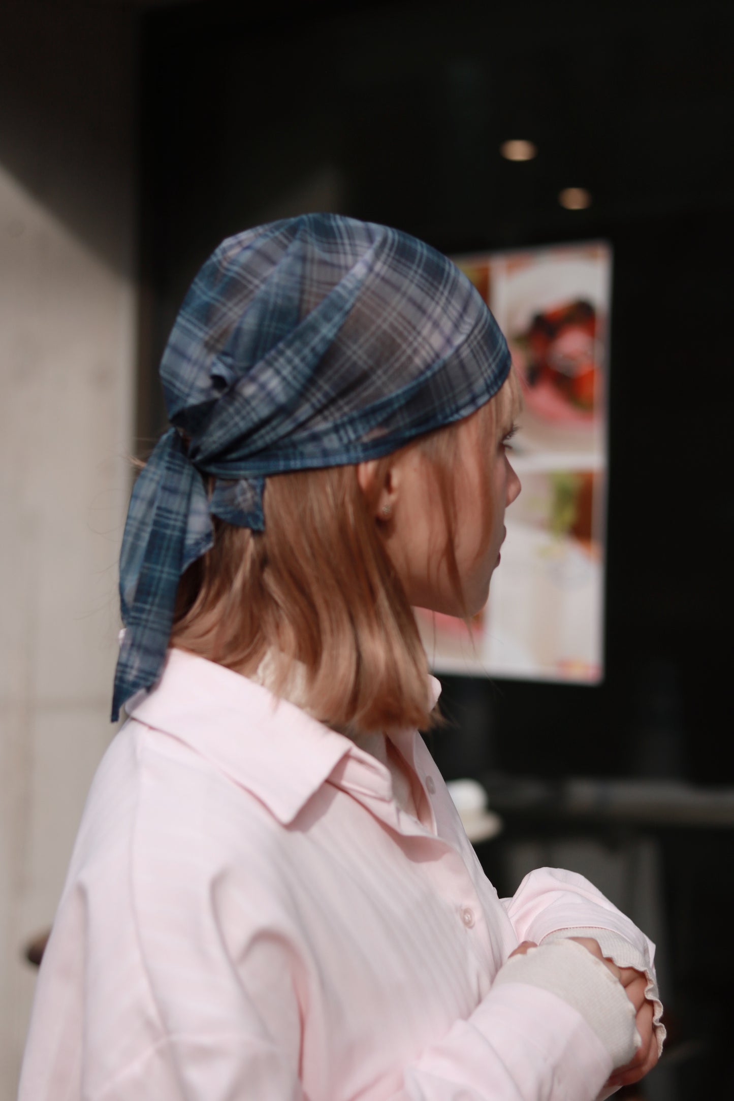 See Through Scarf (Blue)