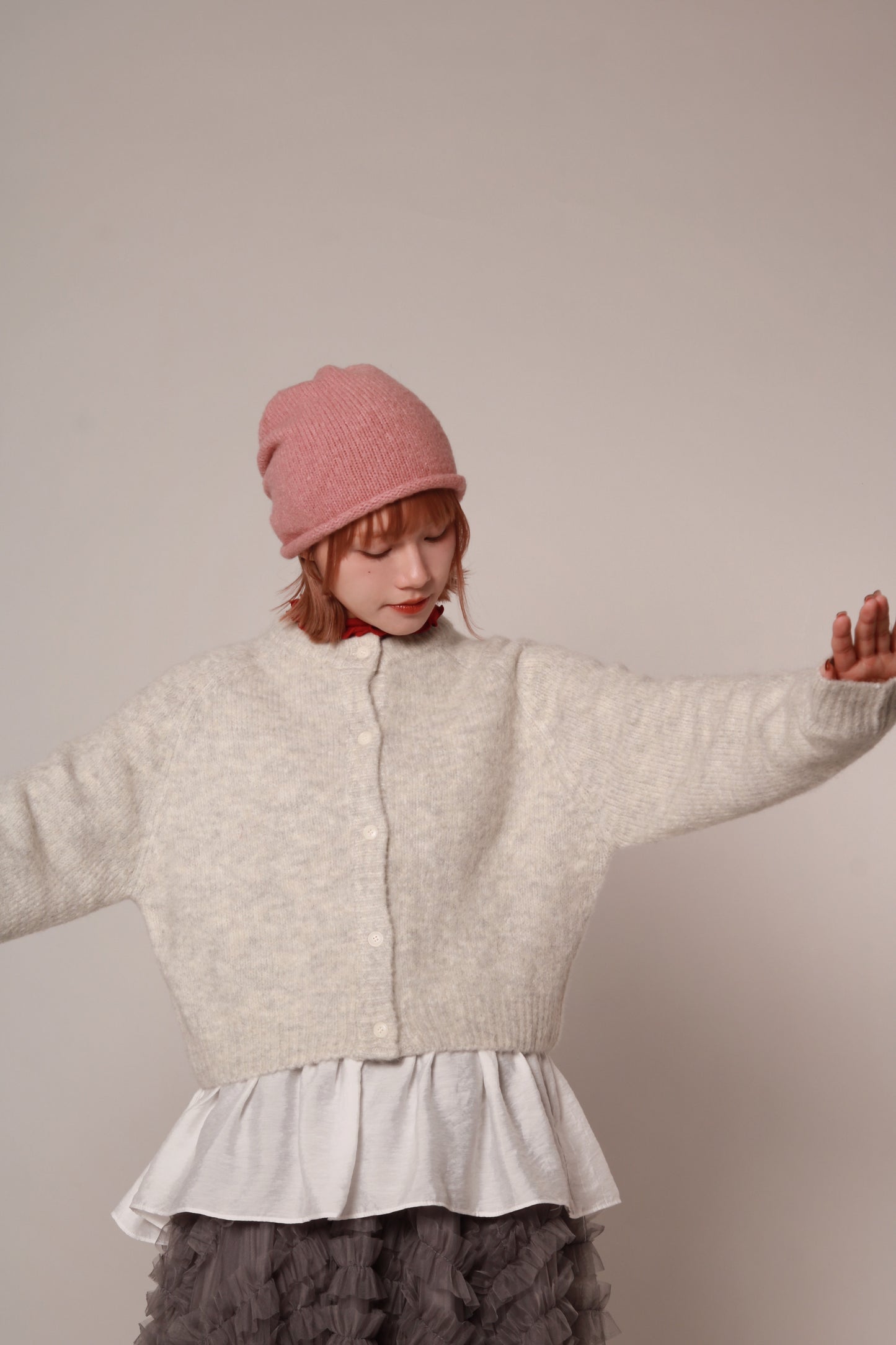 Grandma Cardigan (Light Grey)