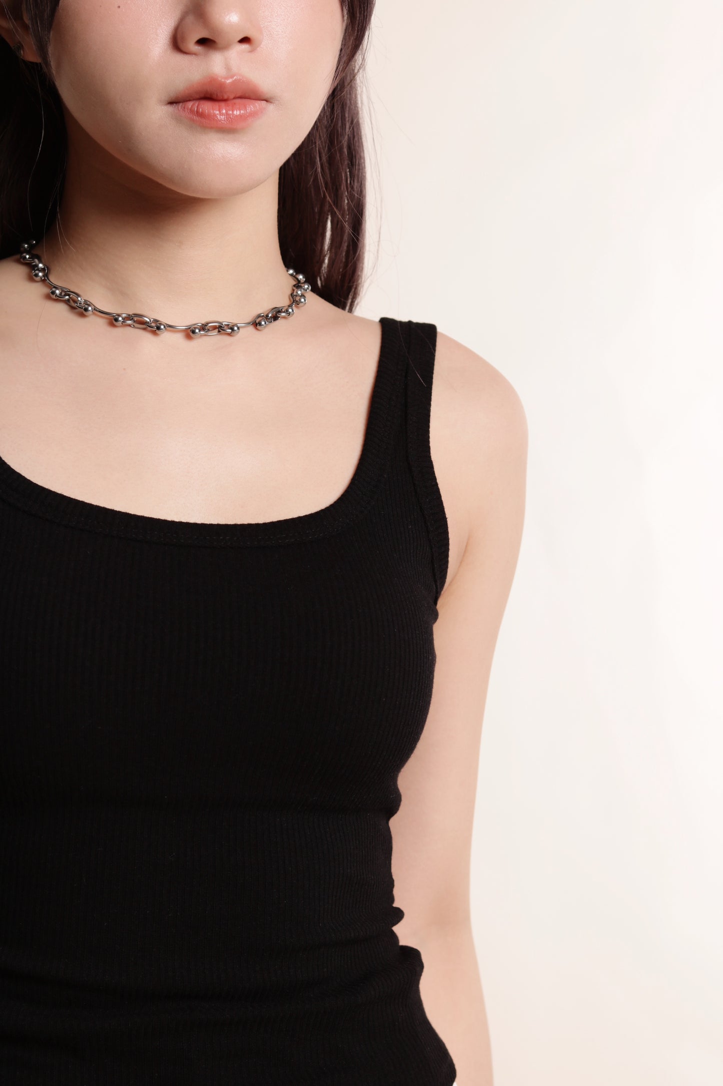 Square Neck Bra Top (Black)