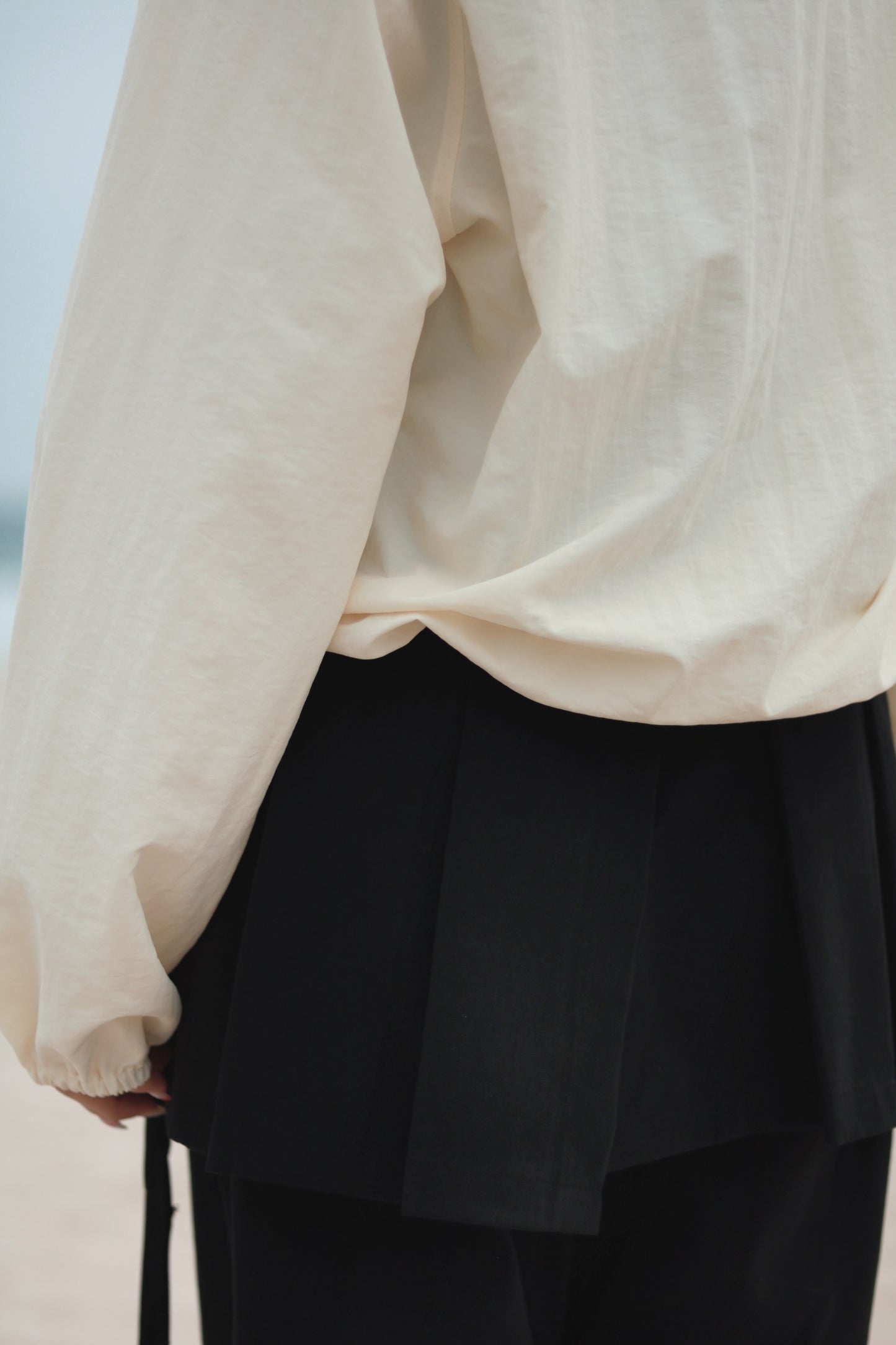 Funnel Neck Top (Butter)