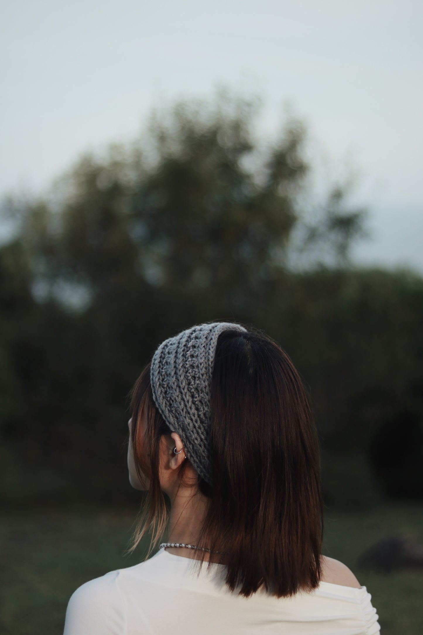 Ribbon Headband (Black/Brown/Grey/Ivory/Pink)