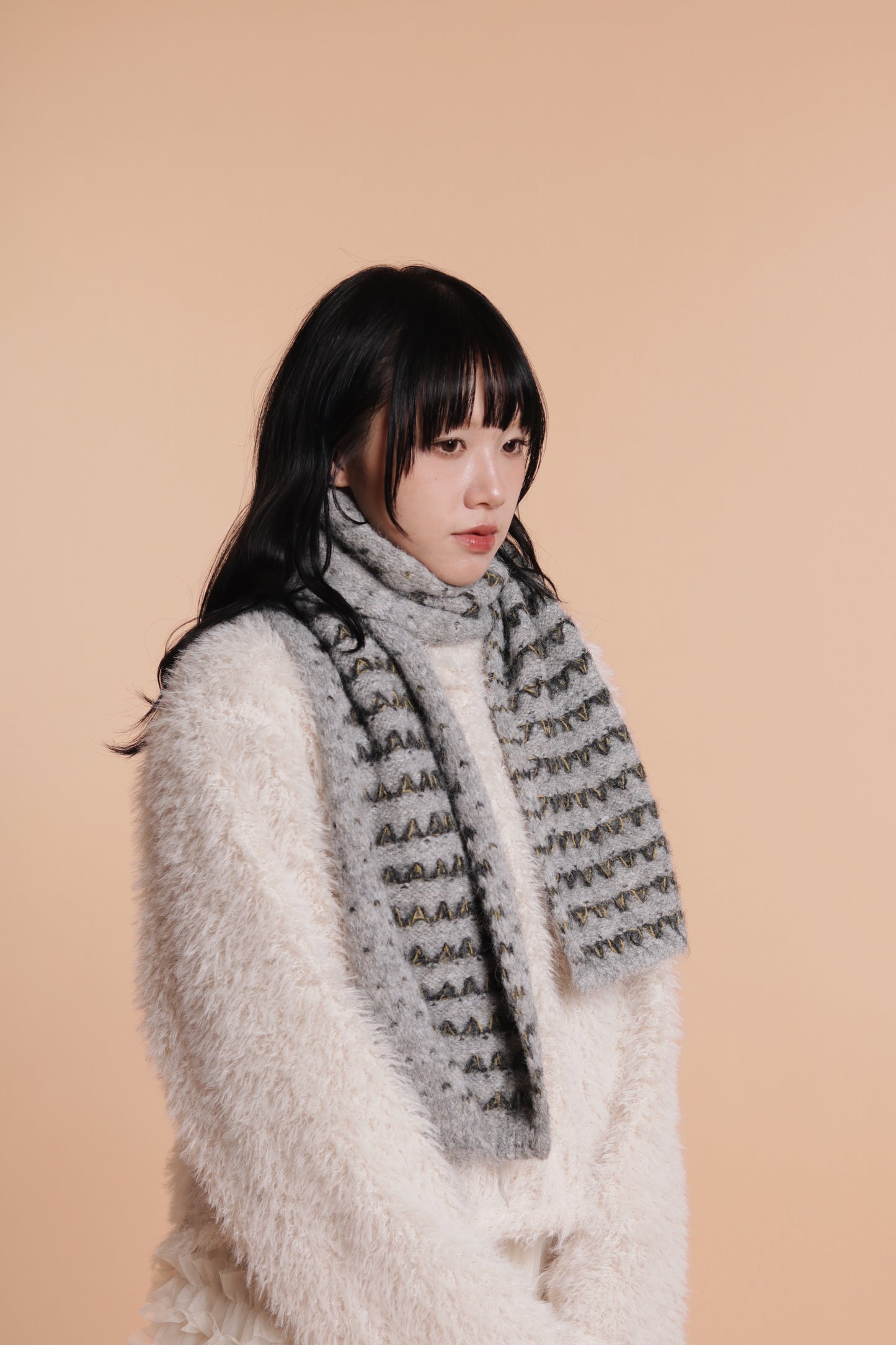 Fluffy Cardigan (Ivory)