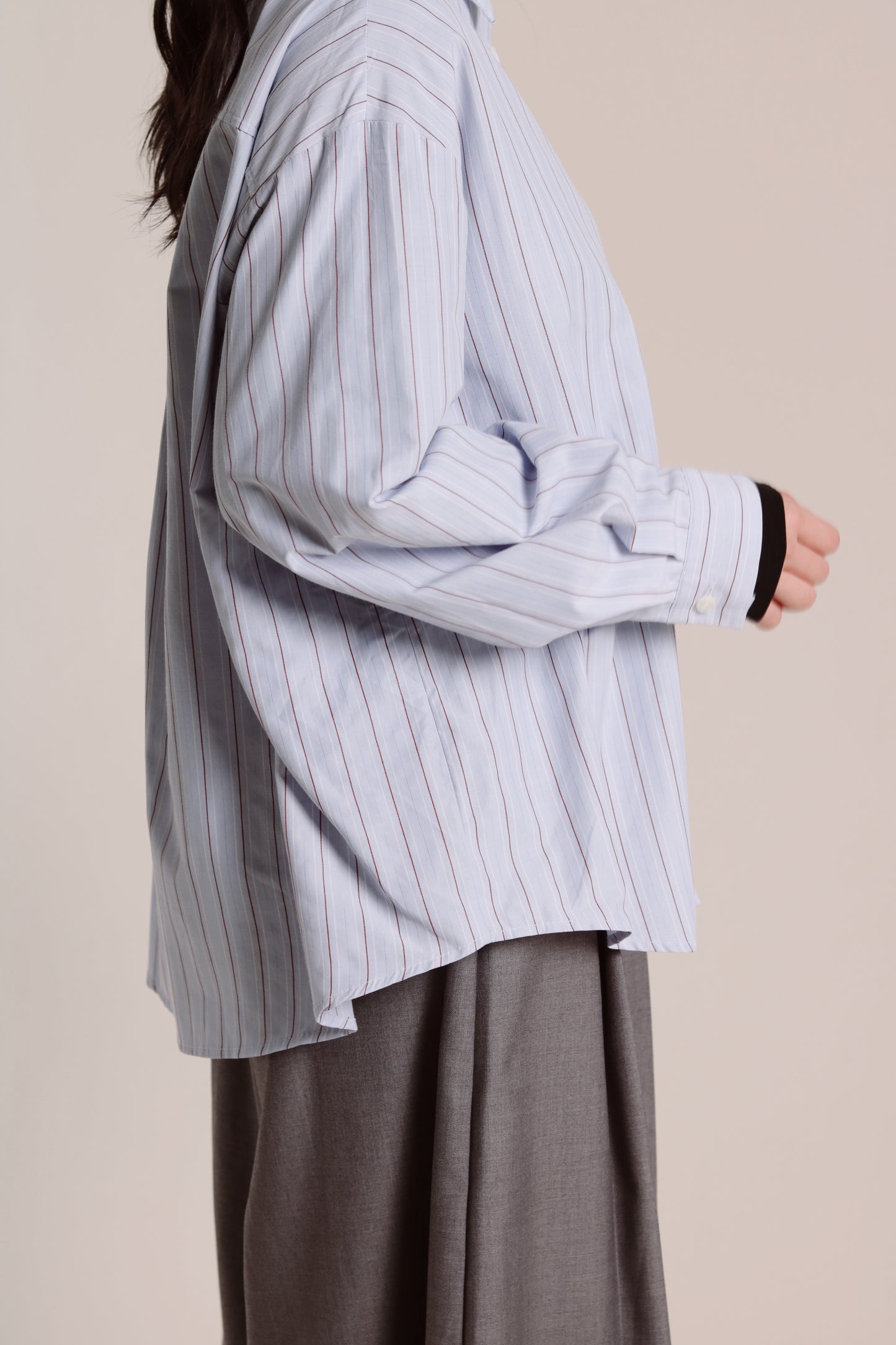 Spring Striped Shirt (Blue)