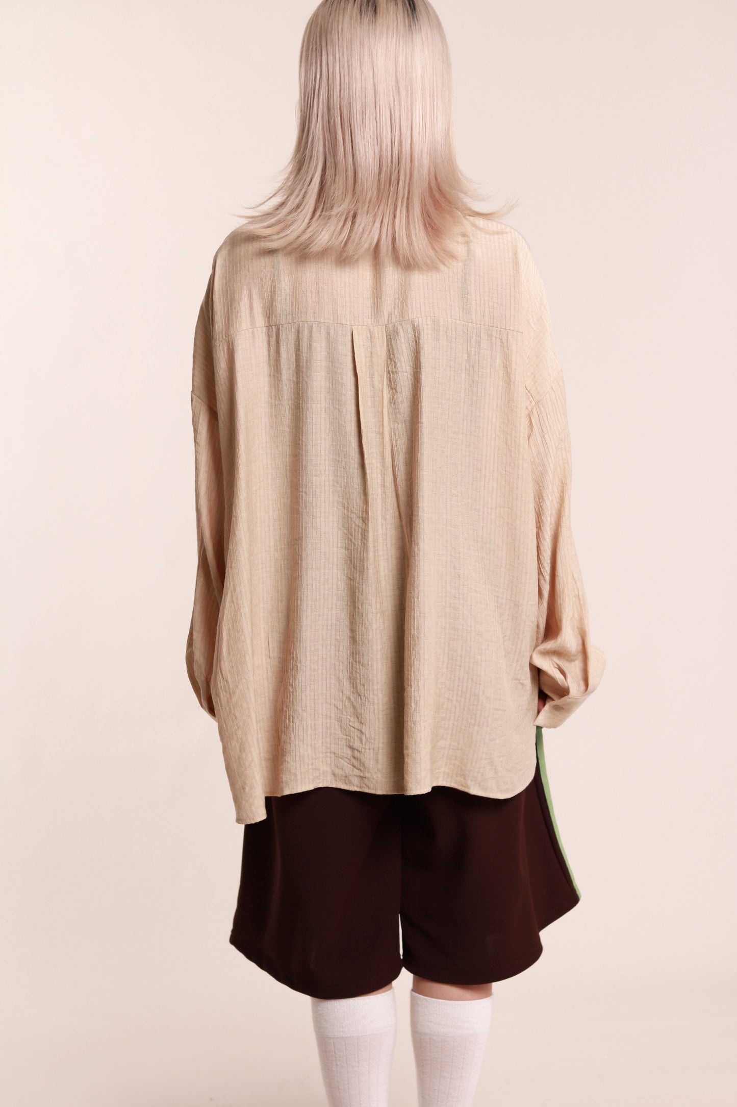 Softy Oversize Shirt (Beige)