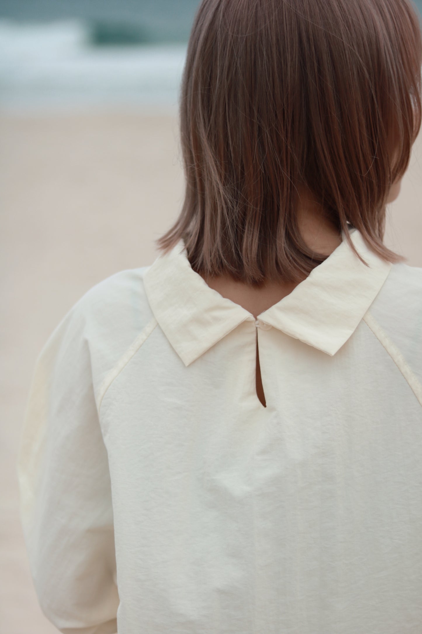 Funnel Neck Top (Butter)