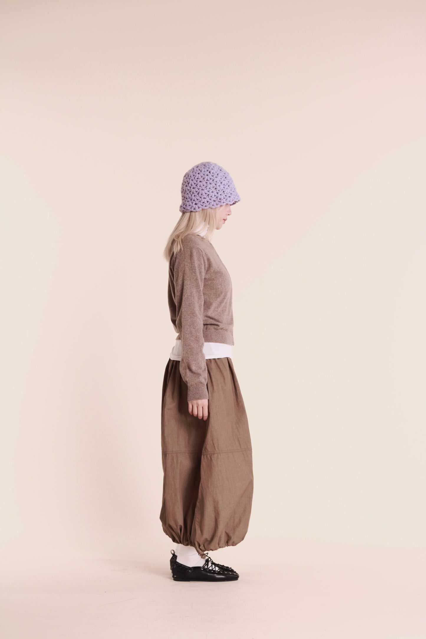 Winter Bubble Cloud Skirt (Beige)