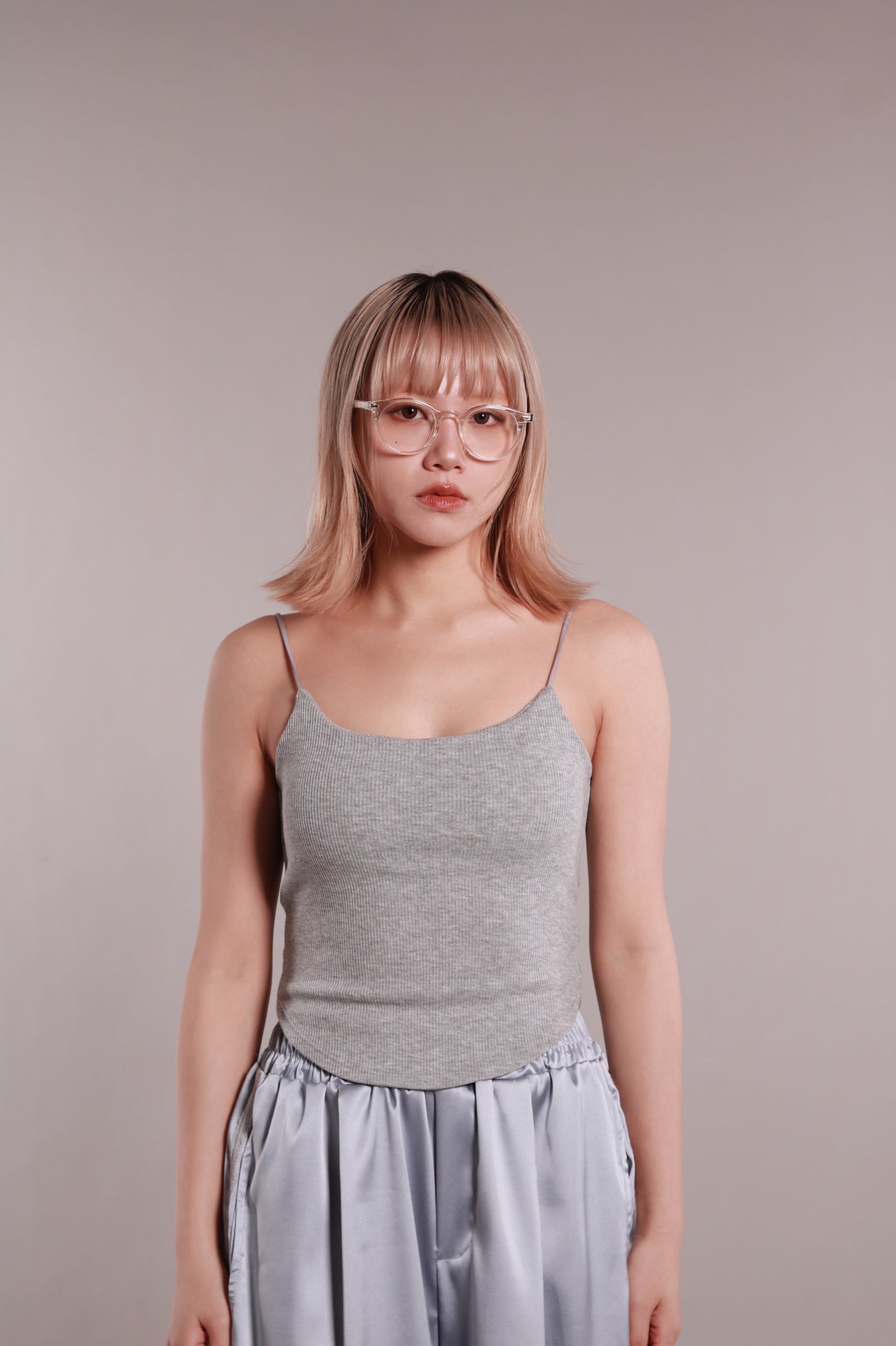 Scoop Bra Top (Grey)