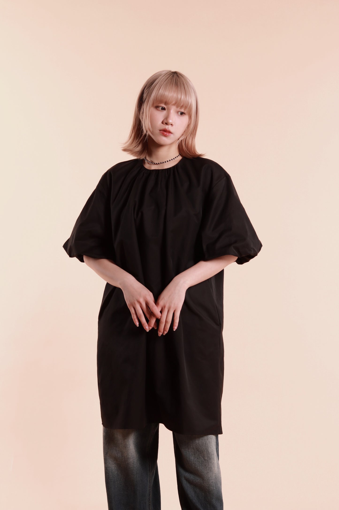 Doll Puff Sleeve Ops (Black)
