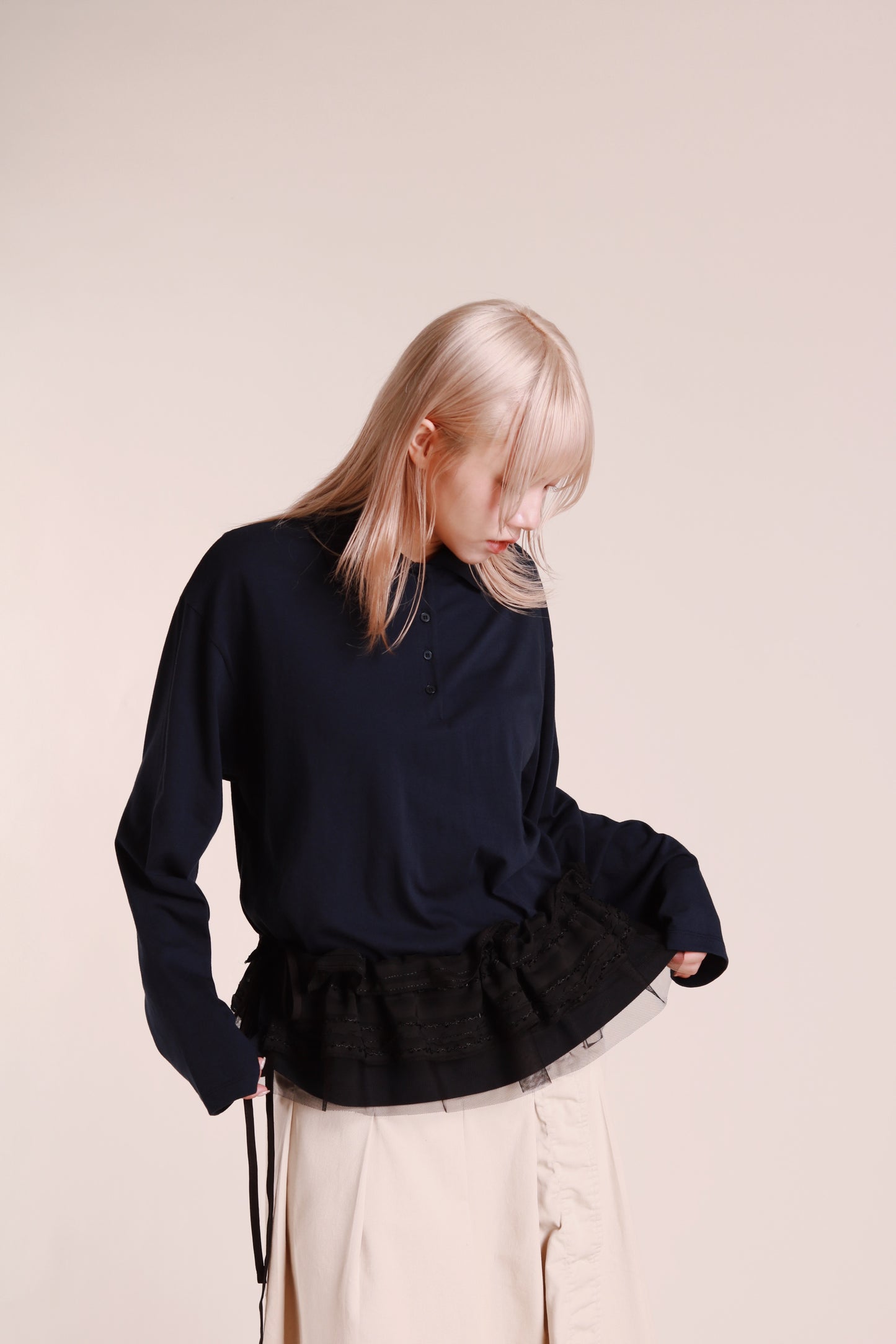 Ruffle Belt (Black)