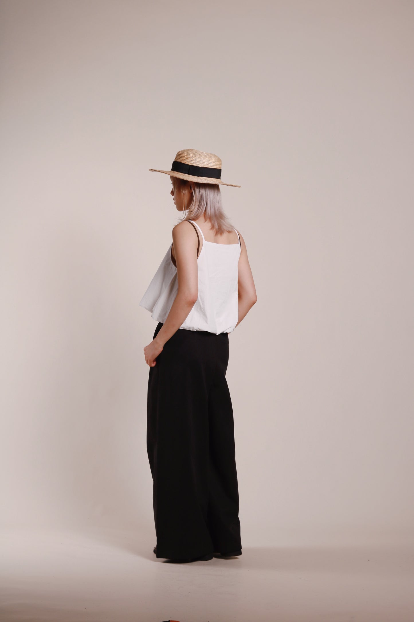 Renne Wide Leg Pants (Black)