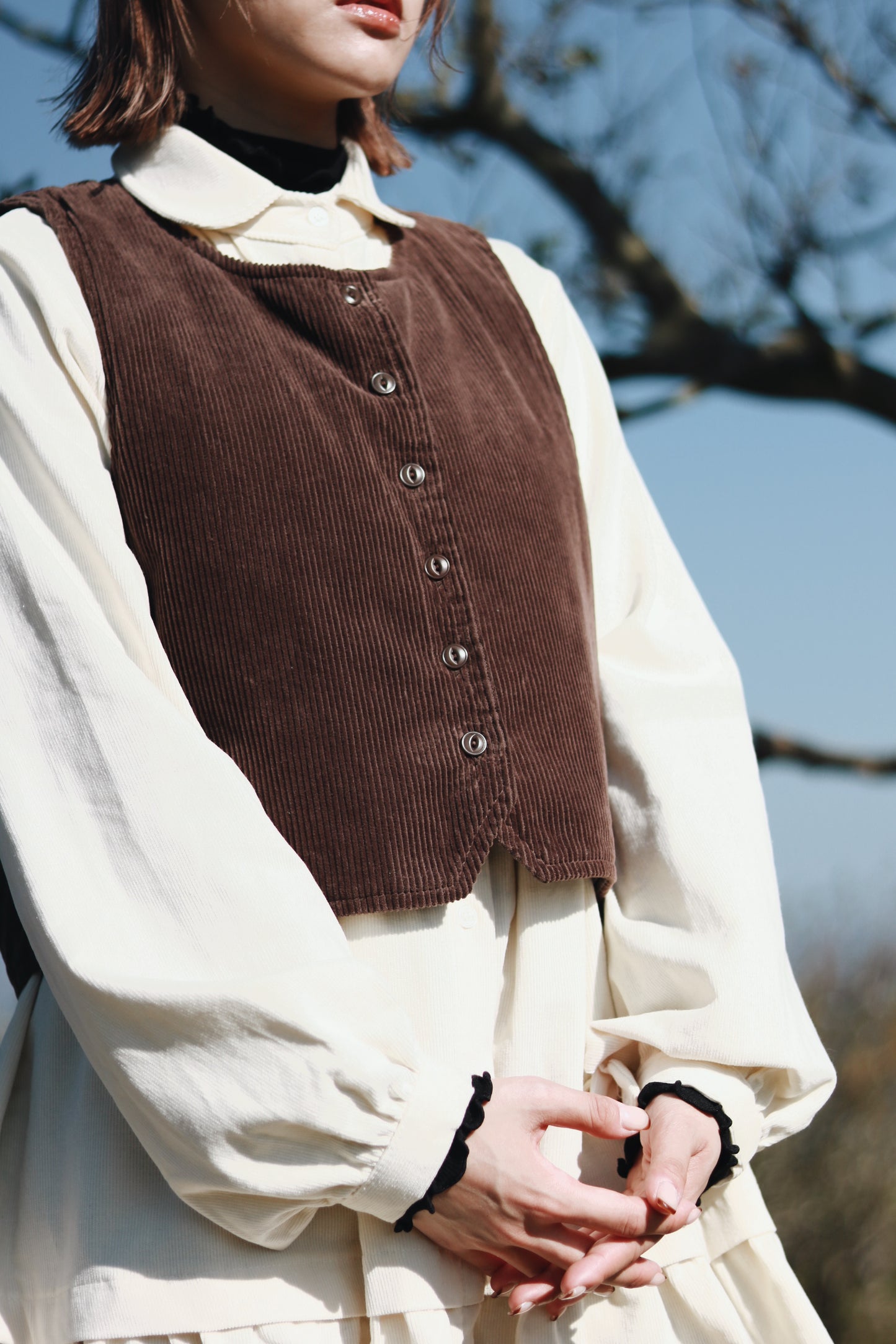 Worker Padded Vest (Brown)