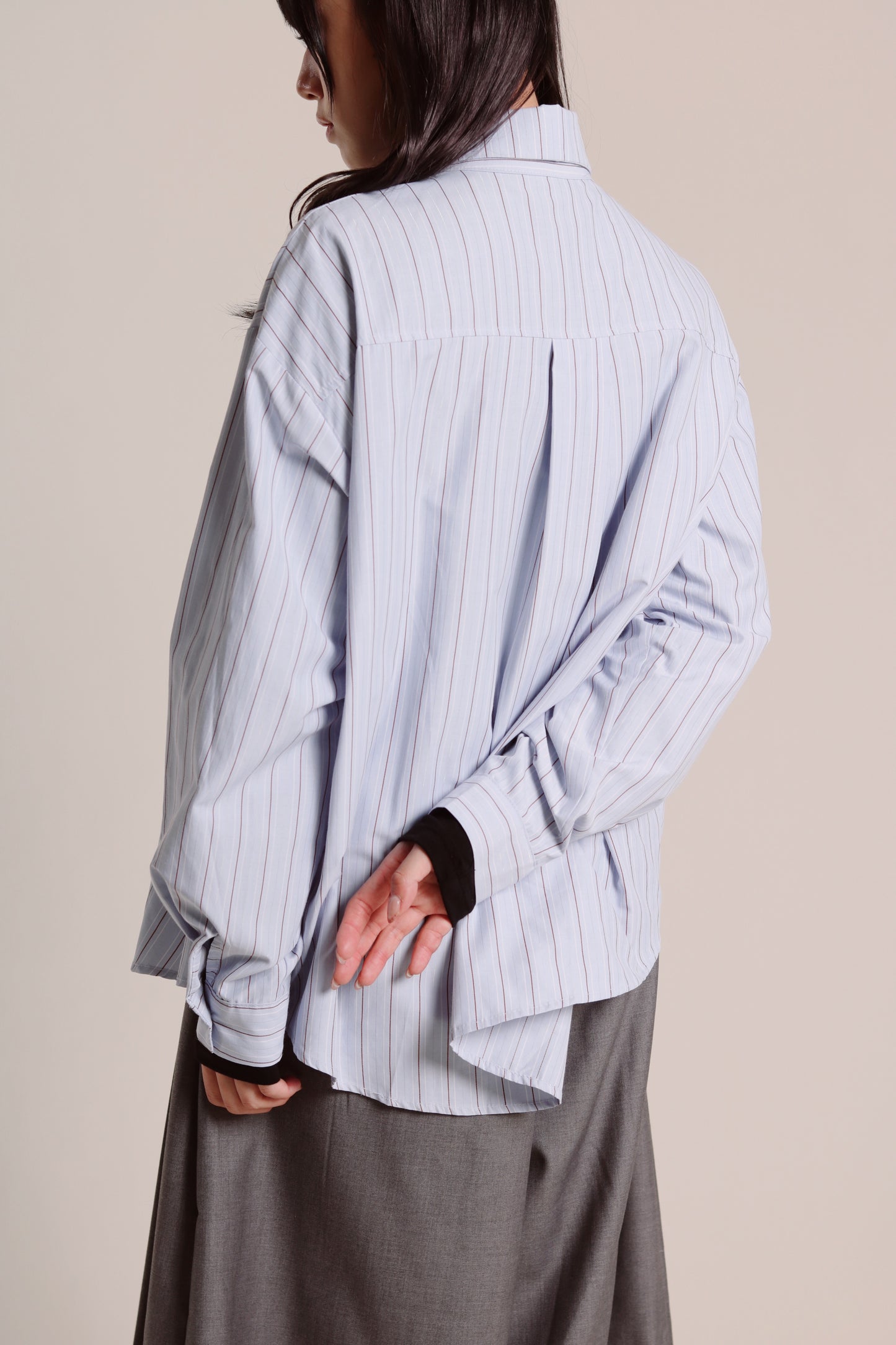Spring Striped Shirt (Blue)