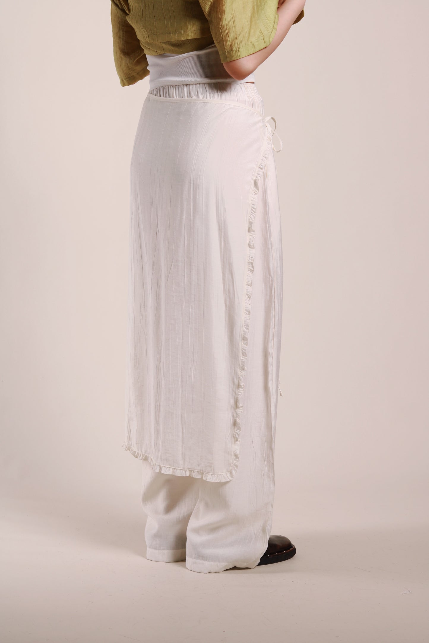 Wanda Layered Pants (Ivory)