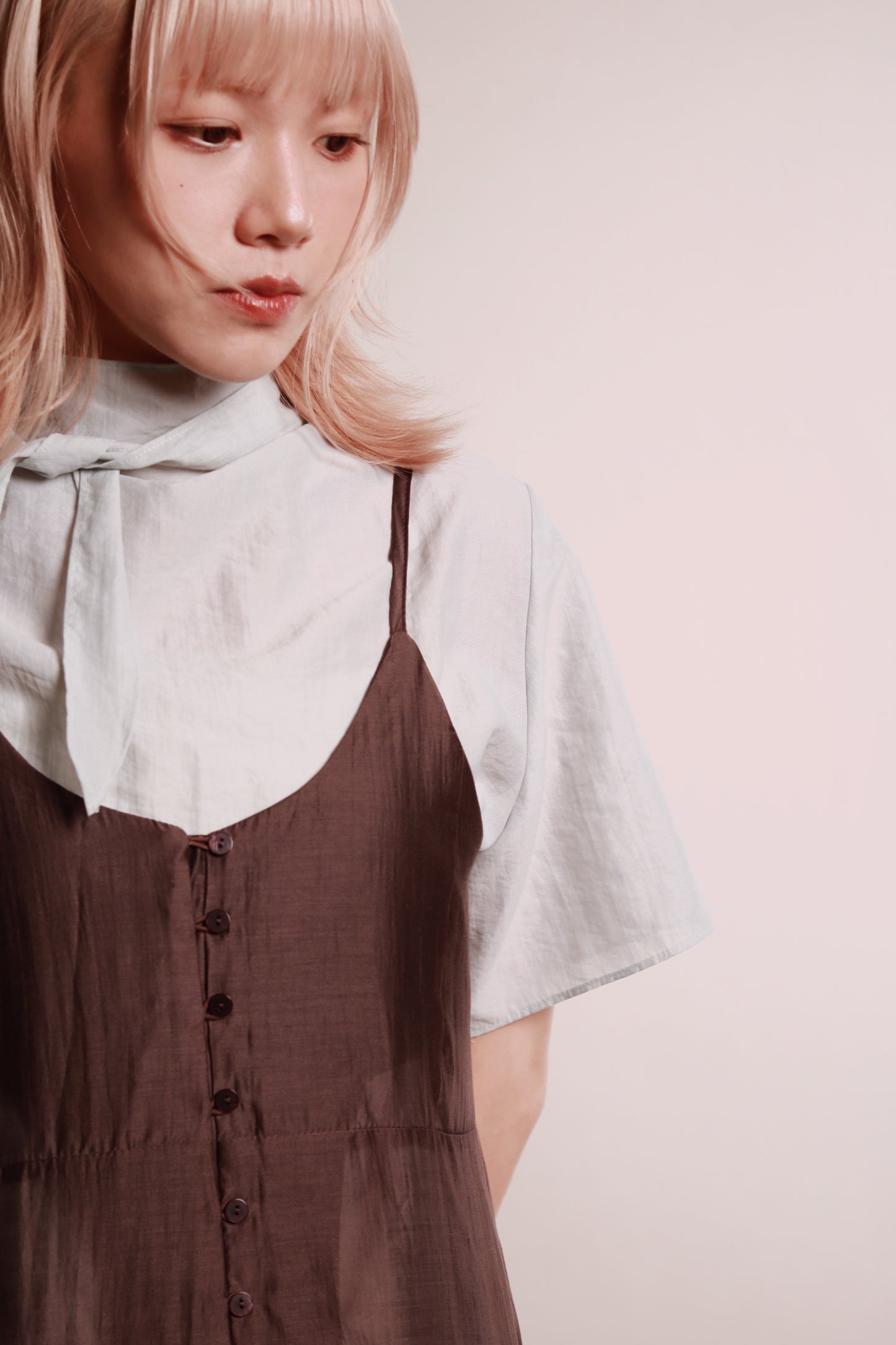 Doll See Through Dress (Brown)