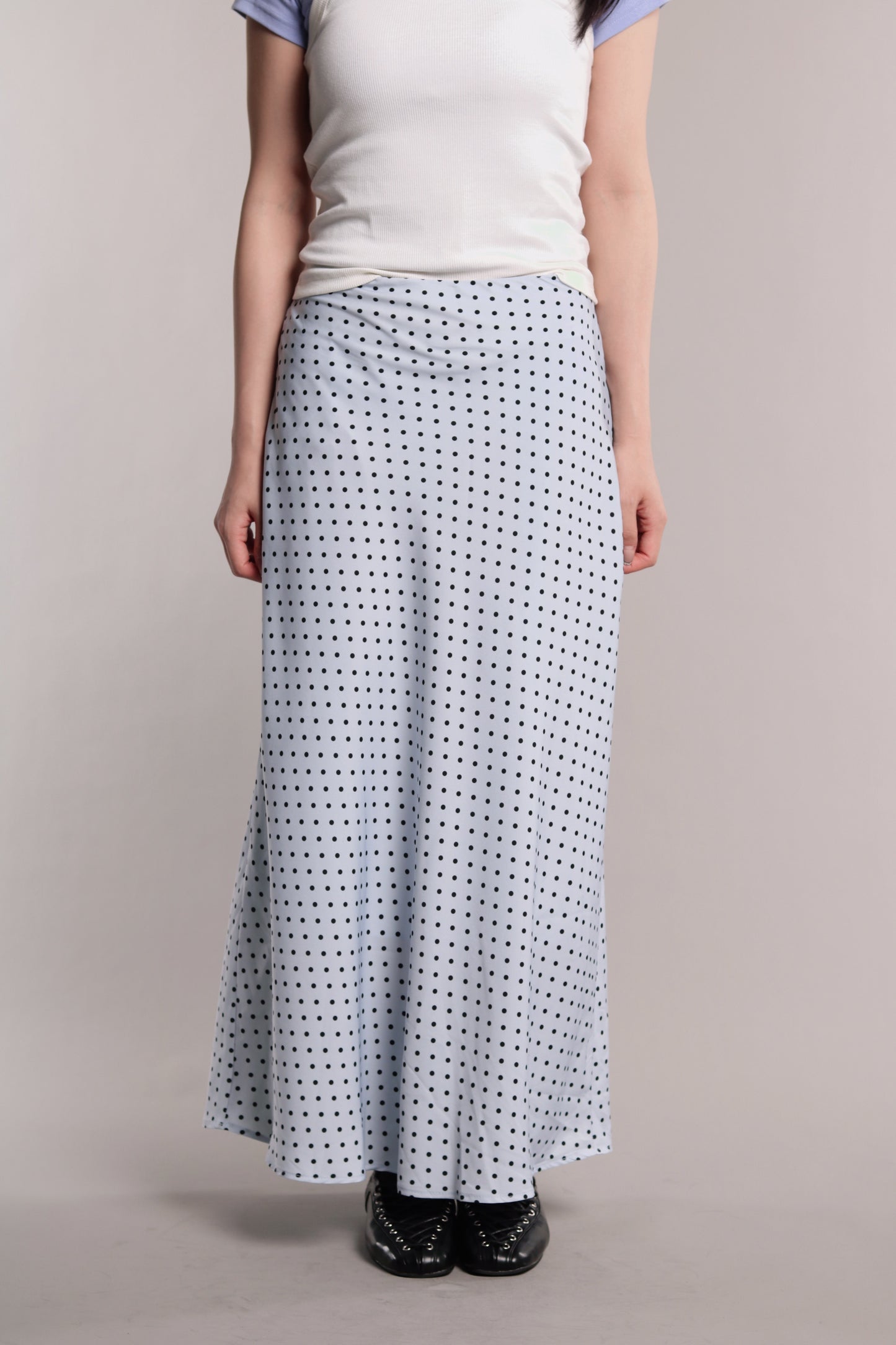 Polka Dot Skirt (Blue)