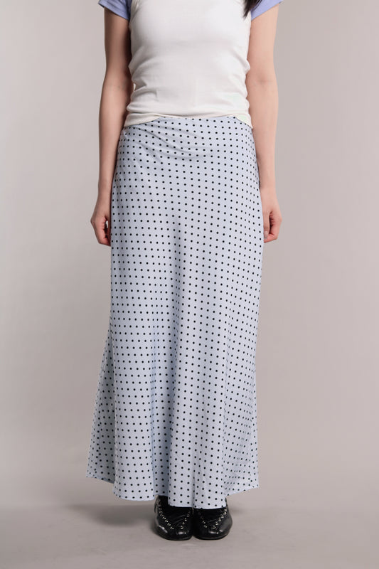 Polka Dot Skirt (Blue)