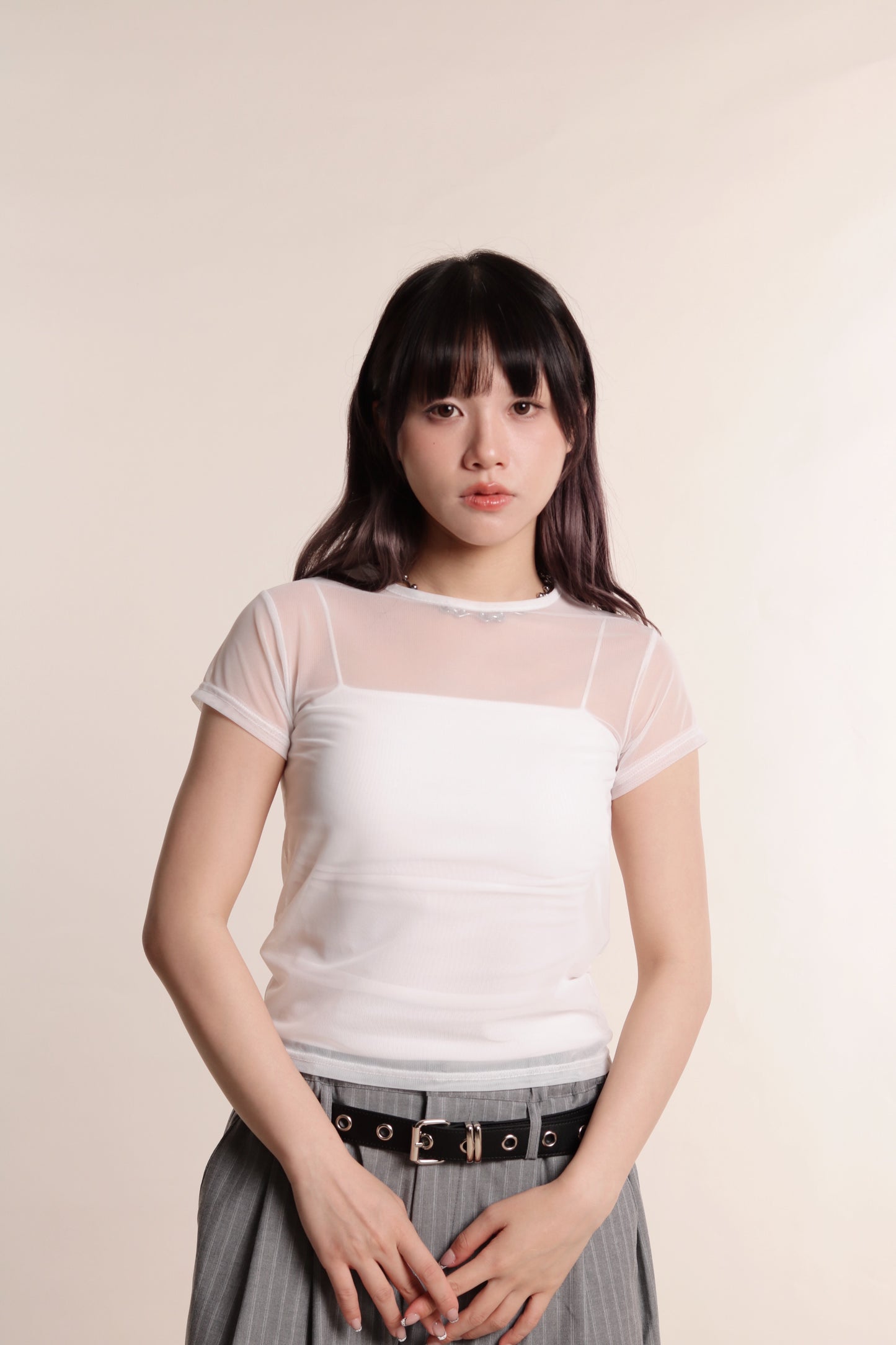 Summer See Through Tee (White)