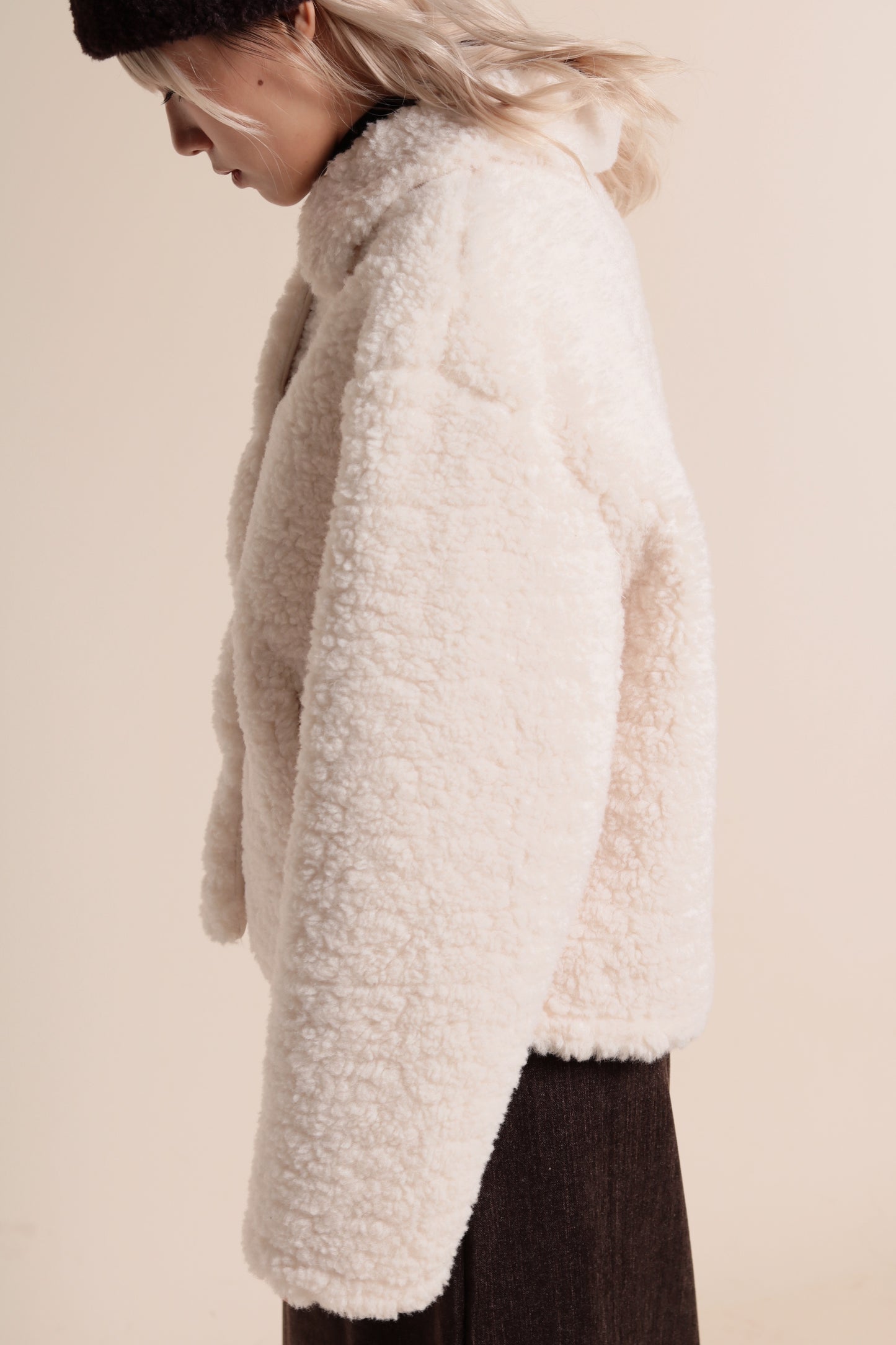 Teddy Bear Jacket (Ivory)