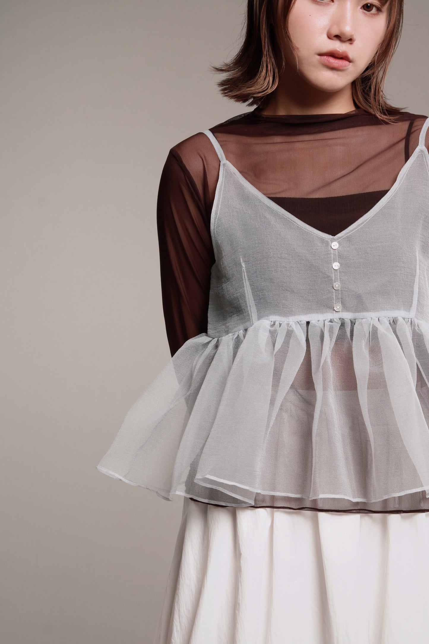 Sopia Sleeveless Top (Sky)