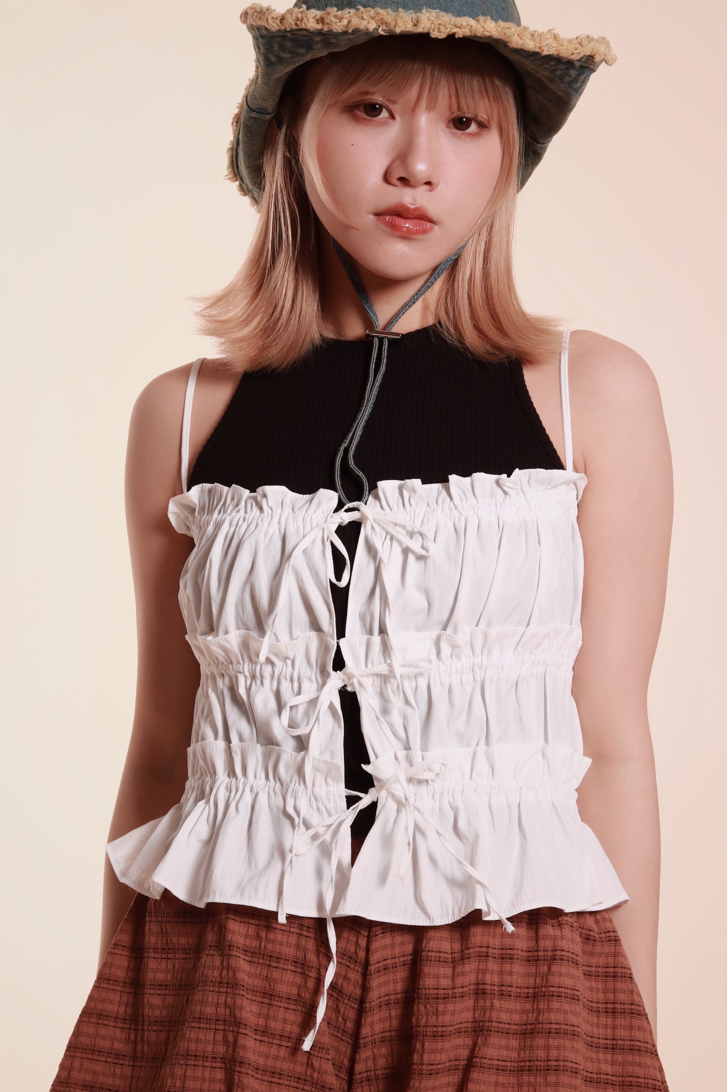 Padded Rib Tank (Black)