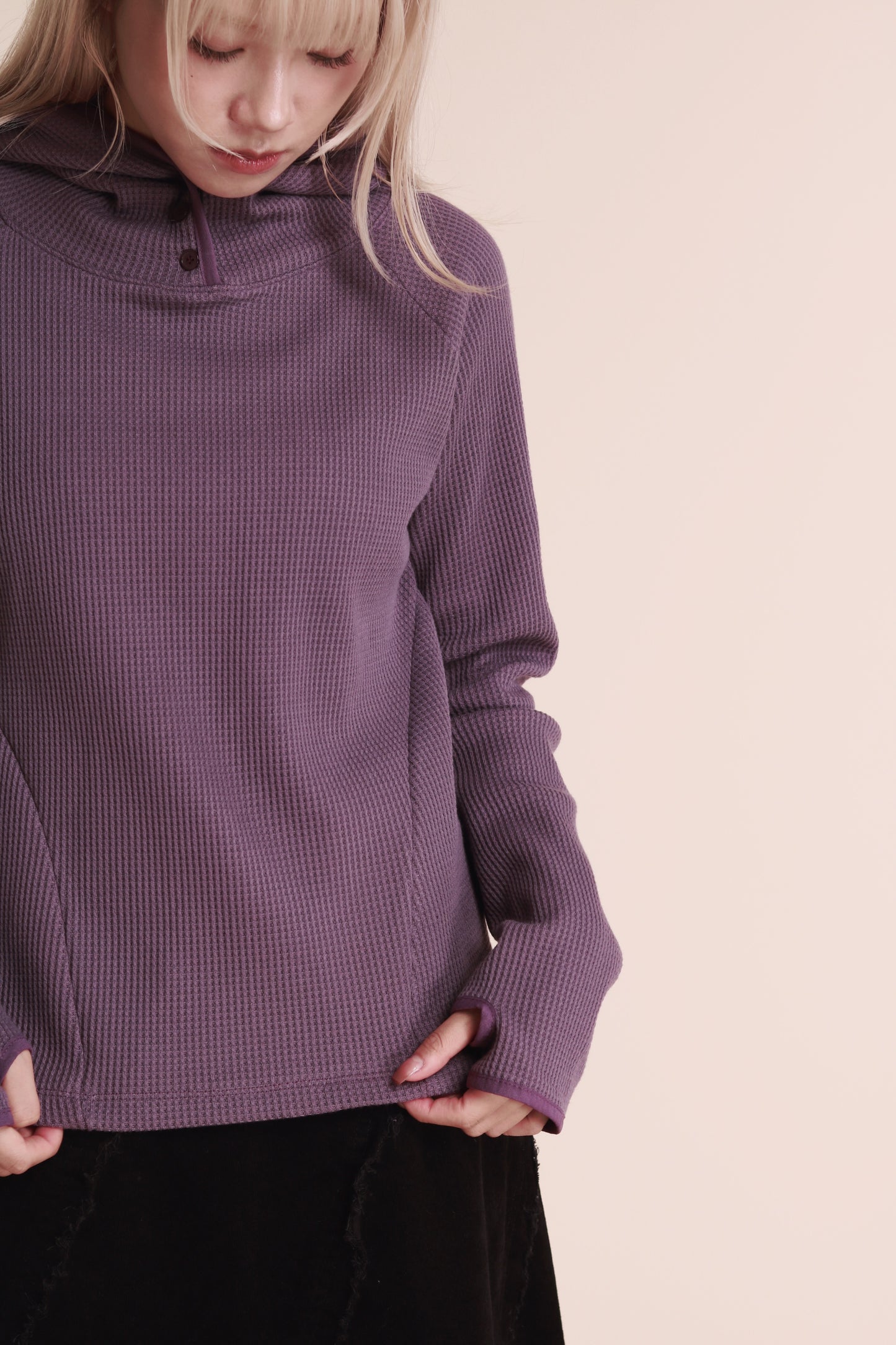 Waffle Boy Top (Purple)