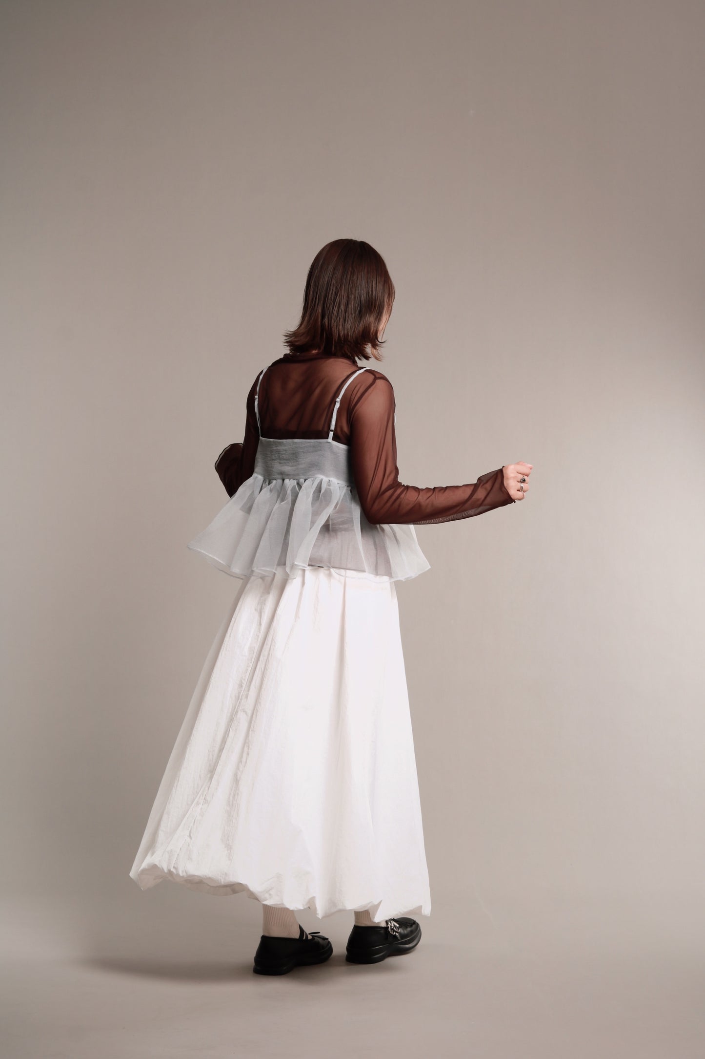 Bubble Skirt (White)