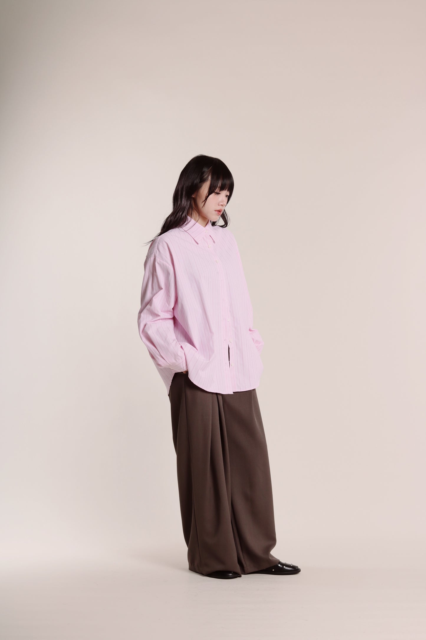 Spring Striped Shirt (Pink)