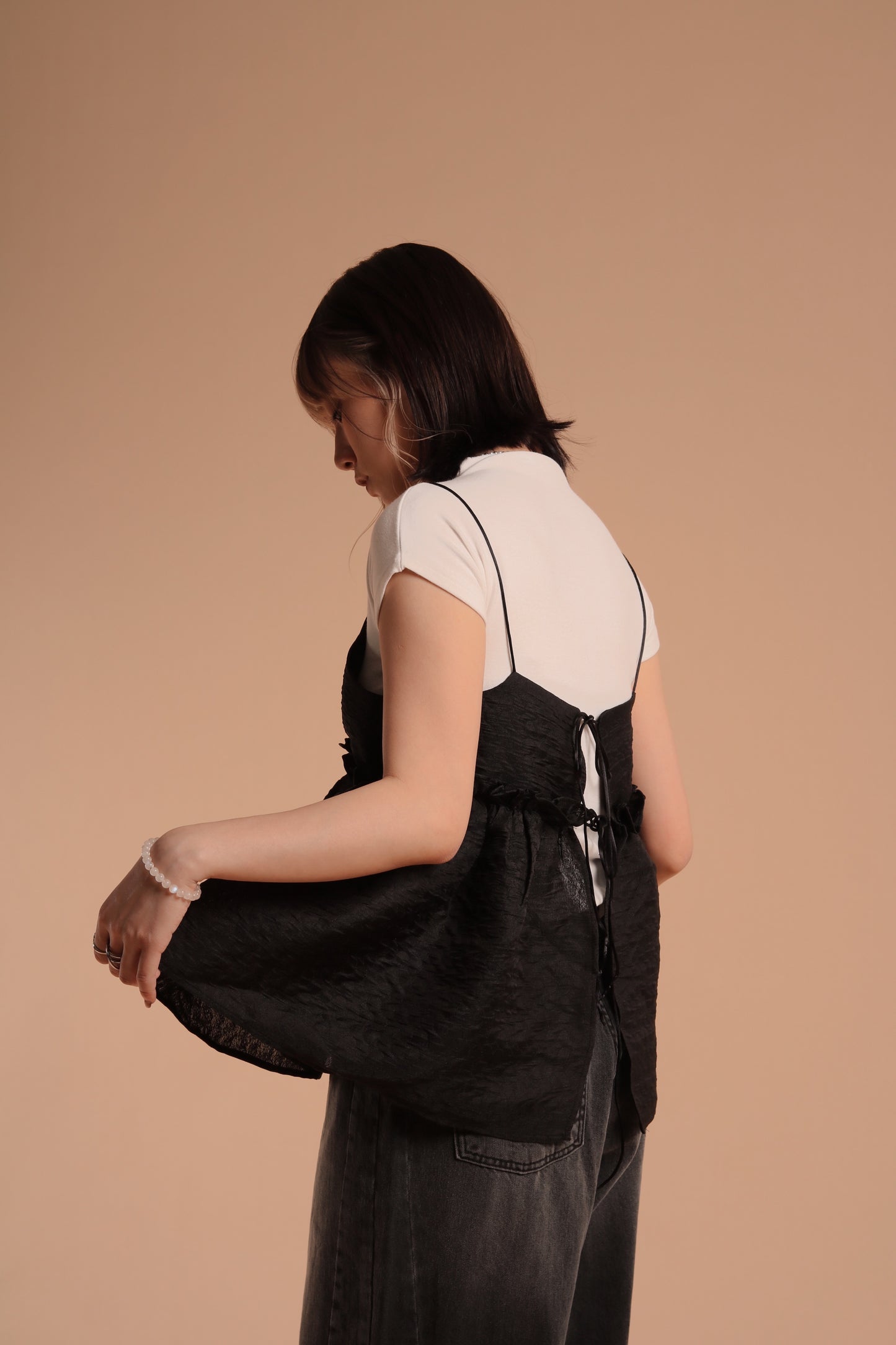 Cap Sleeve Tee (Ivory)