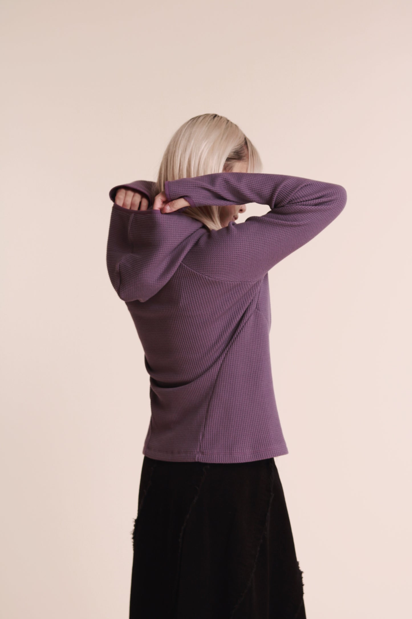 Waffle Boy Top (Purple)