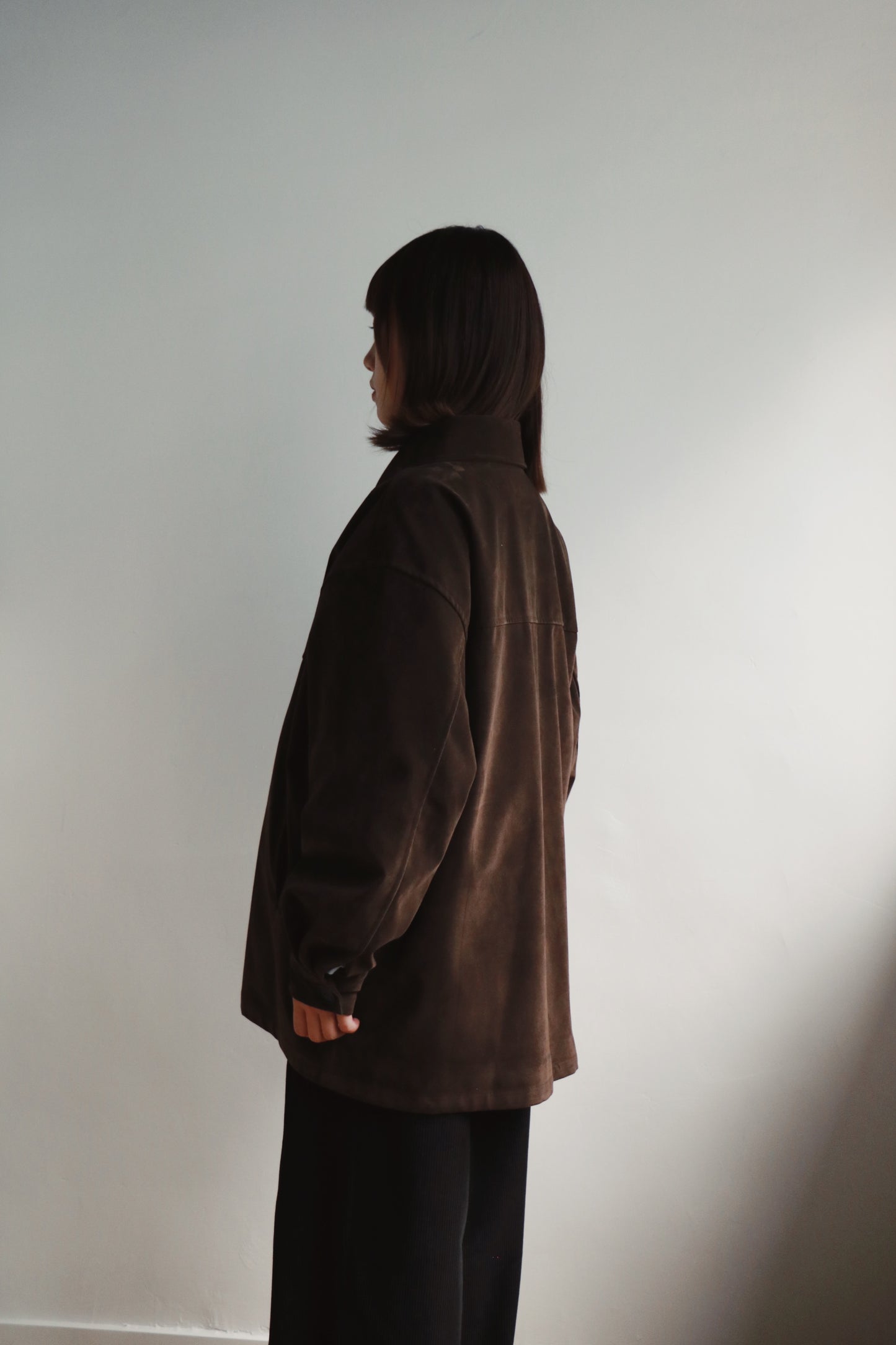 Suede Jacket (Brown)