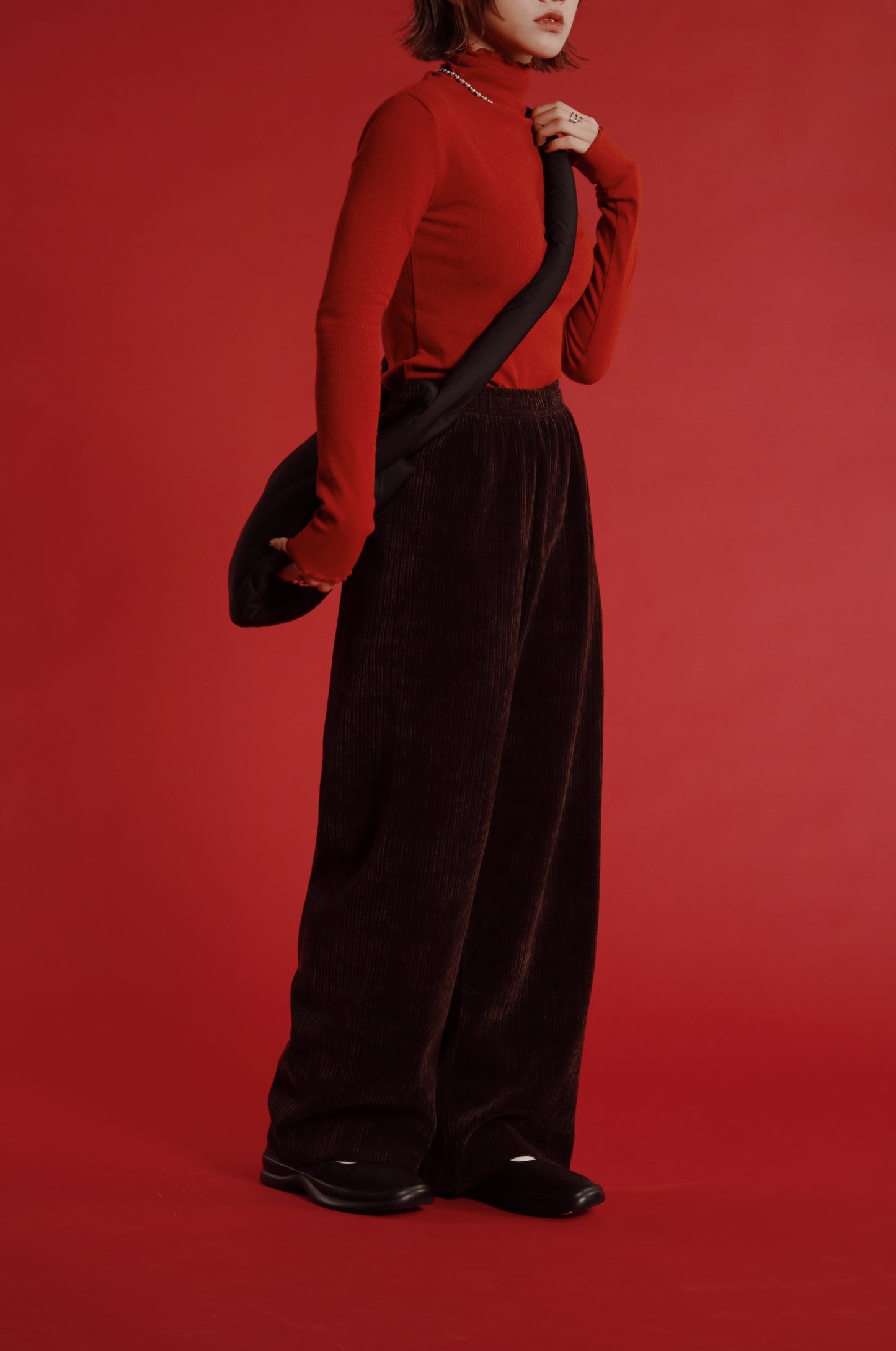 Doll Cloud Bag (Black/Brown/Ivory)